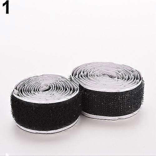 2025 2Rolls/Set 3Ft Nylon Strap Hook Loop Self Adhesive Strong Sticky Fastener Tape