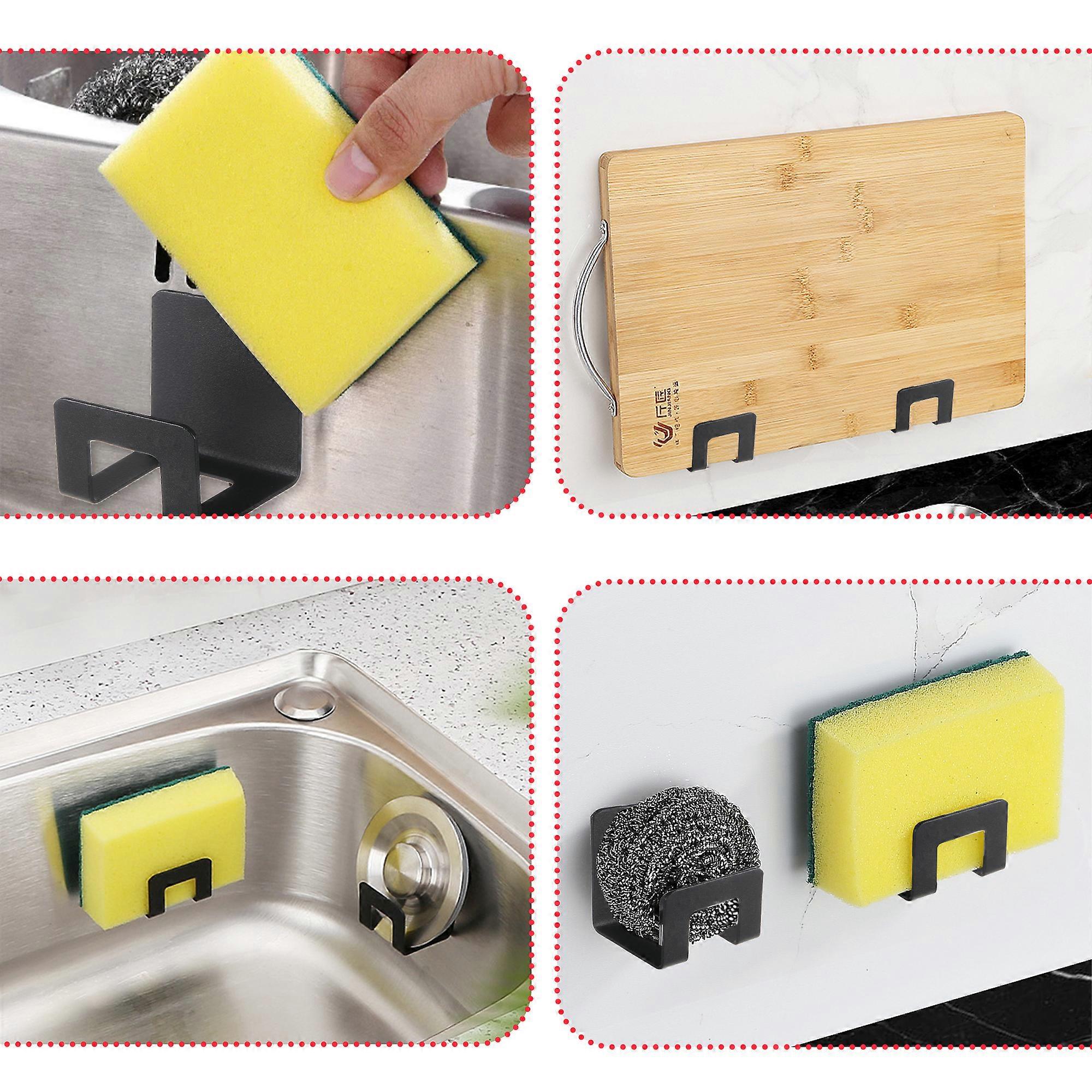 Stainless Steel Sponge Holder Kitchen Clean And Tidy With Convenient Storage Solution Easy Access