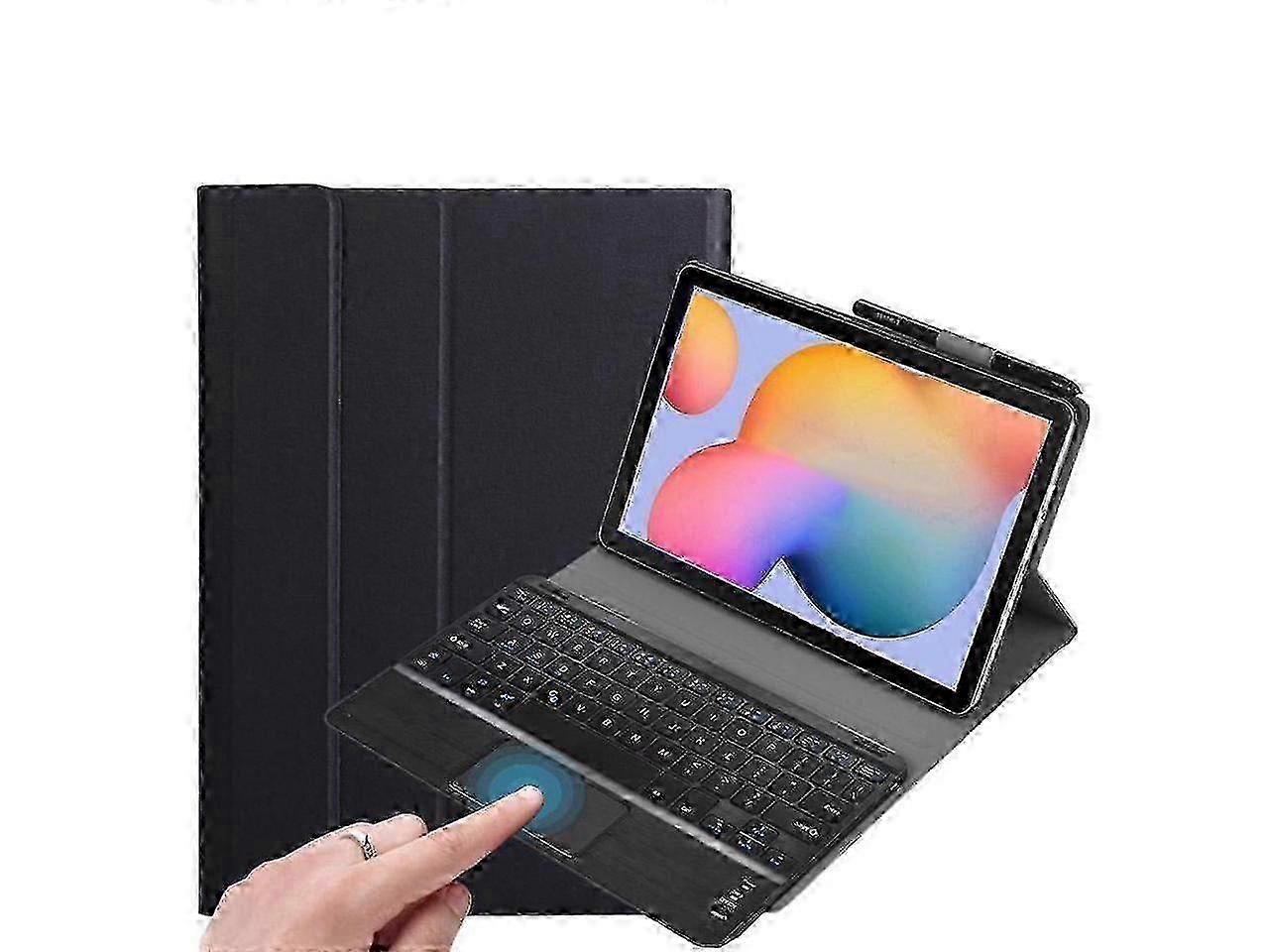 Touchpad Keyboard Case for Xiaomi Pad 5 Pro 12.4 / Mi Pad 5 Pro 12.4 inch 2022, Detachable Wireless Keyboard with Trackpad & Pencil Holder