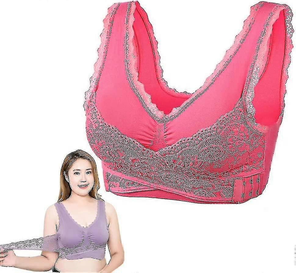 חזיית משי אלחוטית בעיצוב טורמלין, ניקוי רעלים מהלימפה ועיצוב וחזיית הרמה עוצמתית לנשים