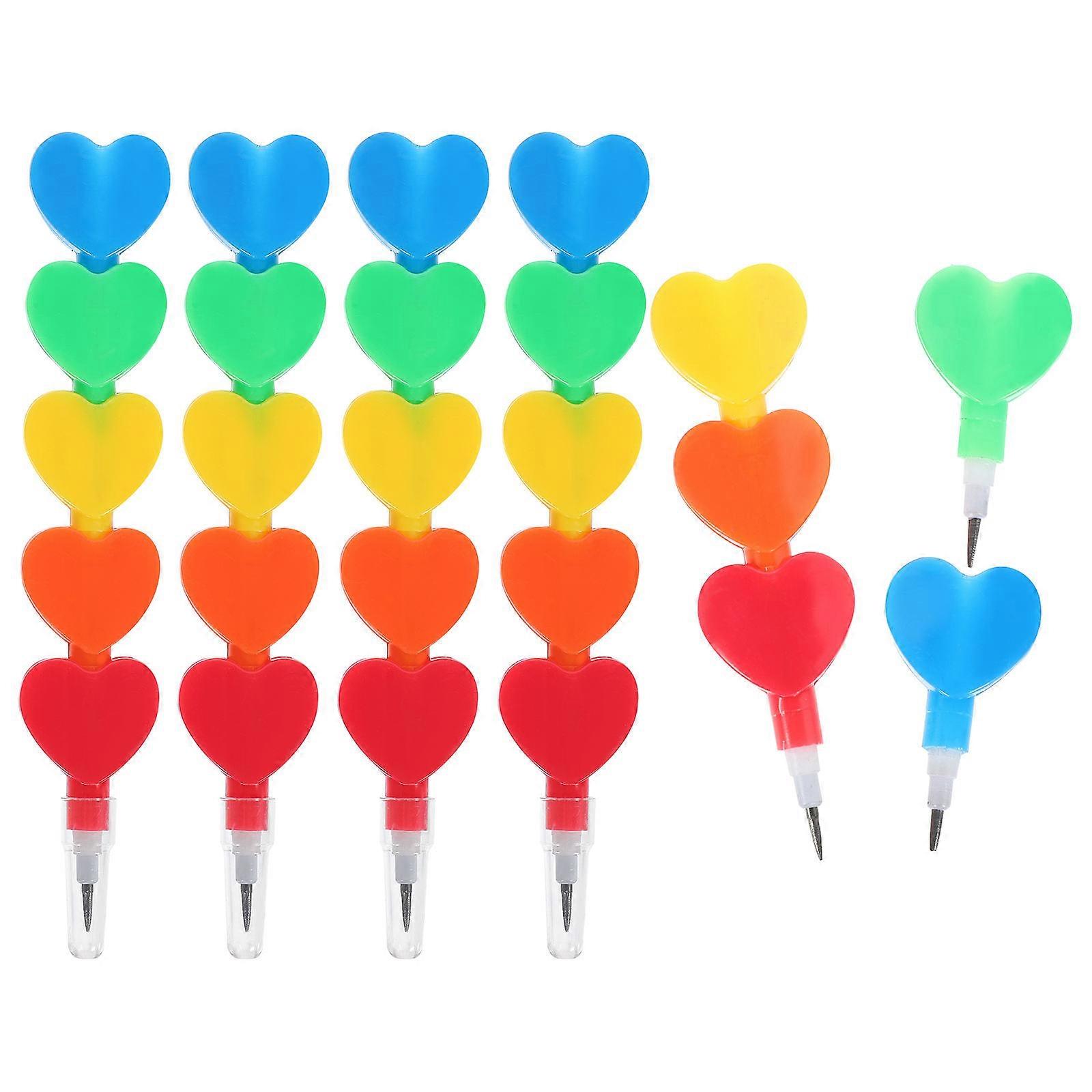 Multi Colored Plastic Pencils 25 Pcs Ideal For Children Home Use And Learning Activities Offering Erasable Fun And Creativity