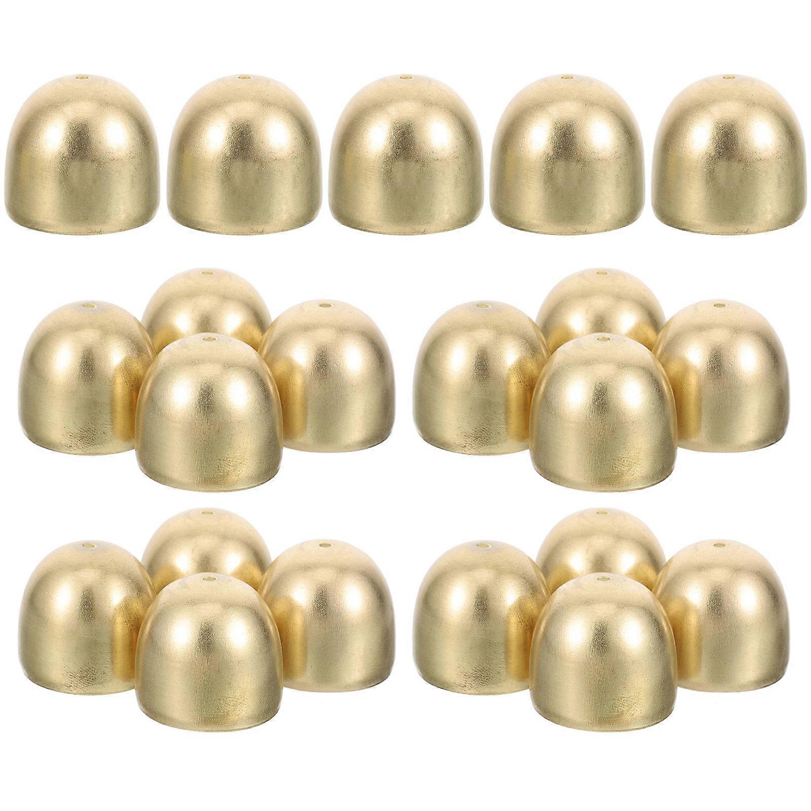 Bell Hanging Decor Wind Chimes Small Polished Pendant 20Pcs Set