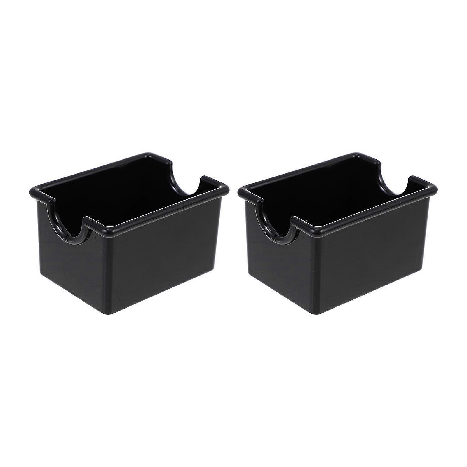 Acrylic Tea Bag Holder for Coffee Storage and Organization 2Pcs