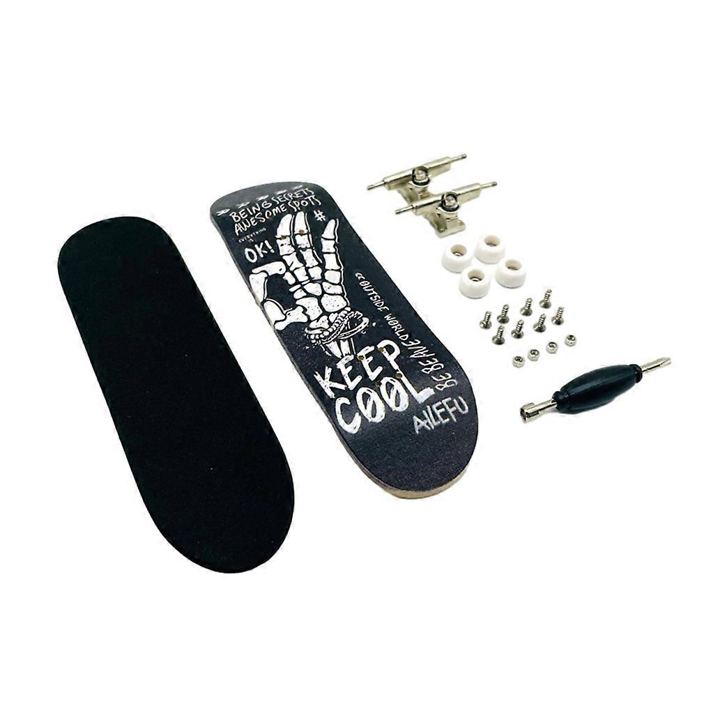 Finger Skateboard Set Easy To Install Skateboarding Fingerboard Set Easy Installation Enjoy DIY Fun