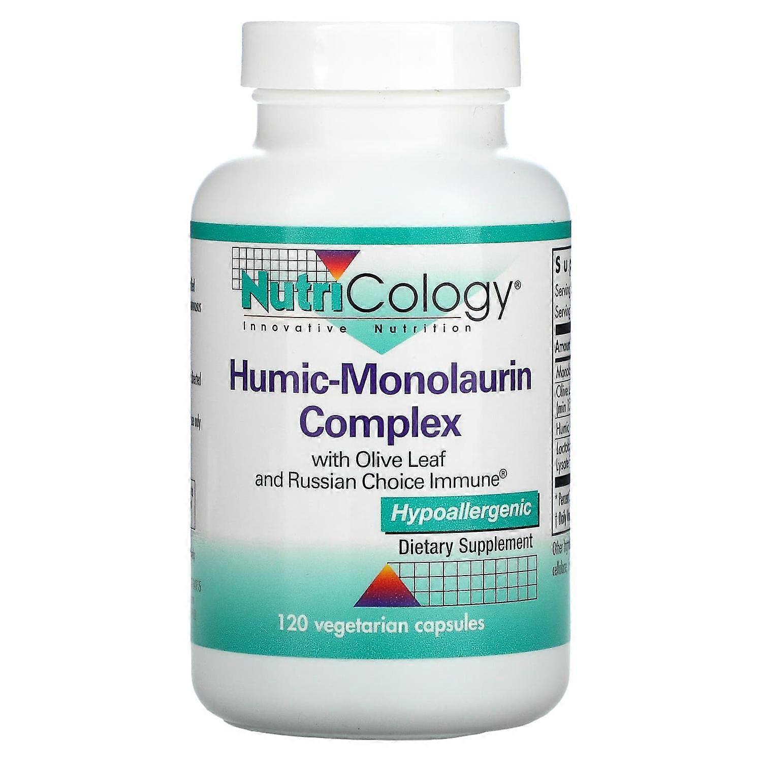 Nutricology, Humic-Monolaurin Complex, 120 Vegetarian Capsules