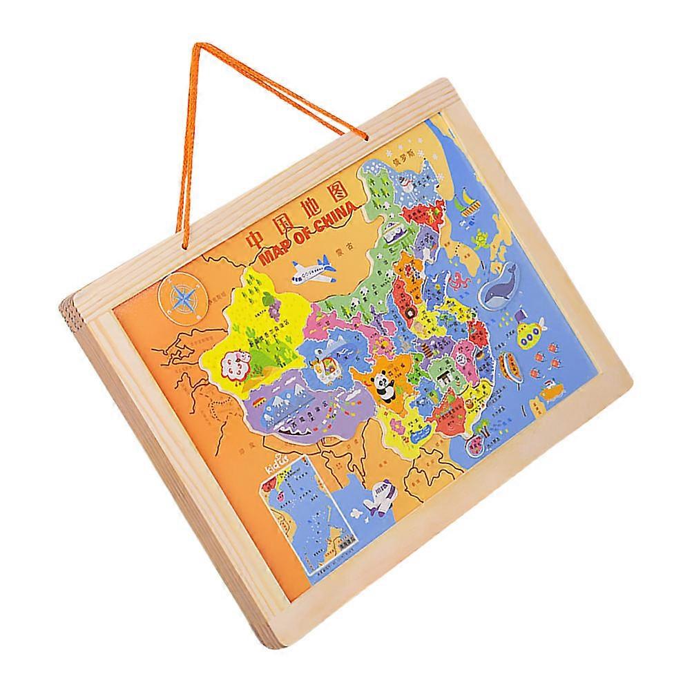 World Map Puzzle for Kids Hand-Eye Coordination Learning 1Set