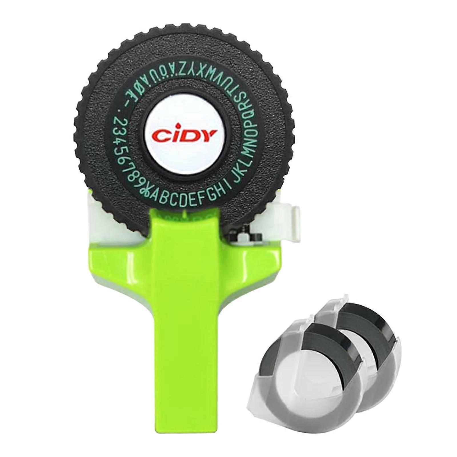 Manual Embossing Label Maker, Mini Manual Printers, Small Embossed Tape Printers Ledger