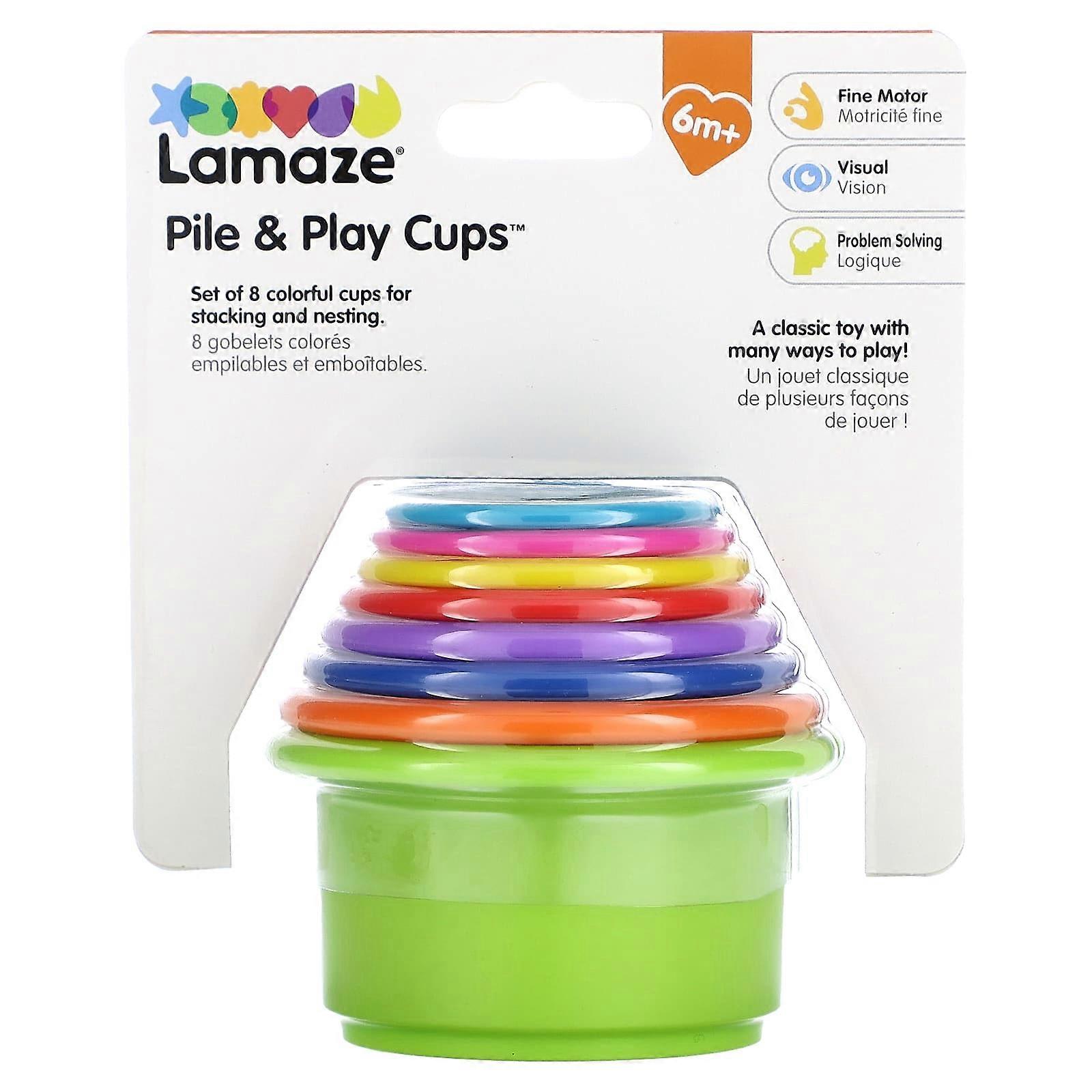 Gobelets Pile & Play, 6 mois et plus, ensemble de 8 pièces