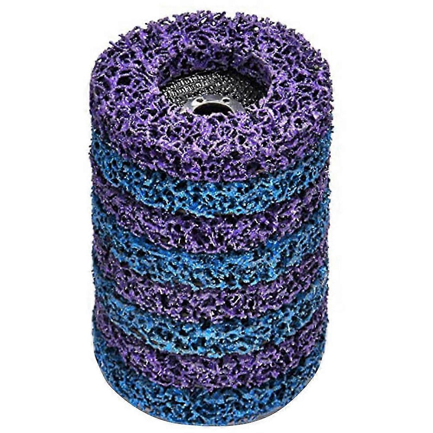 8 Pack Strip Disc Stripping Wheel - for Angle Grinders Remove Rust Paint Stripping Wheel Clean Coating Welds, 4x5/8inch