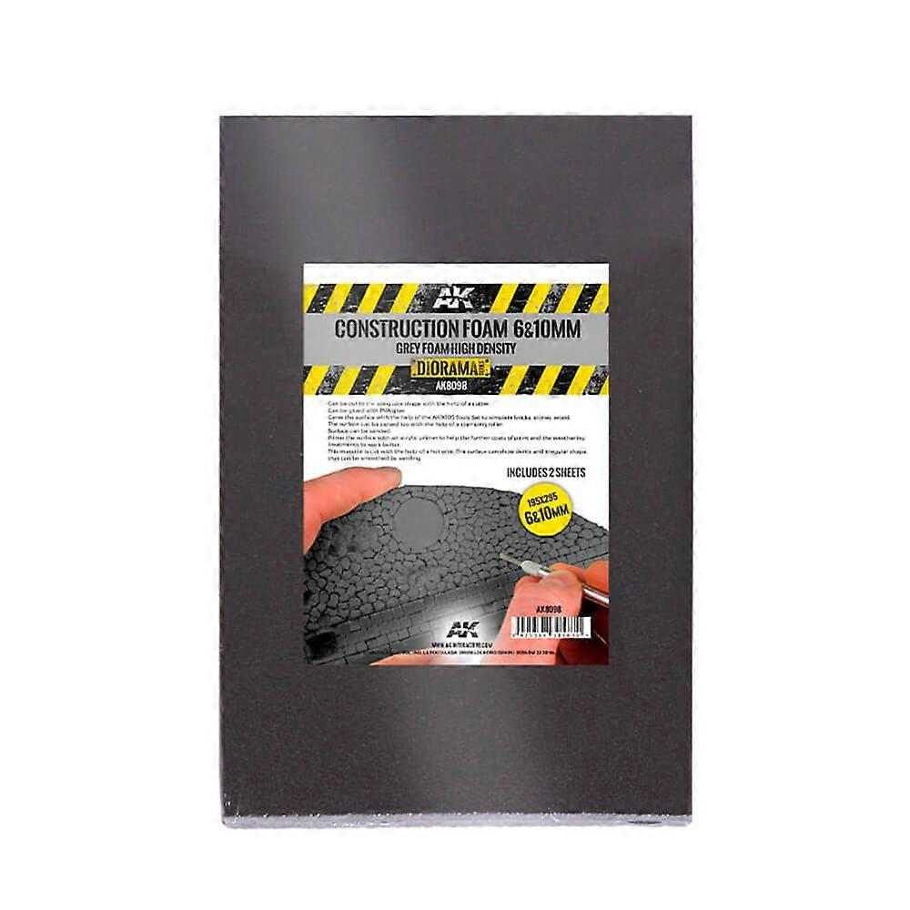 Blue AK Construction Foam 10mm Used for Creating Various Structural Elements