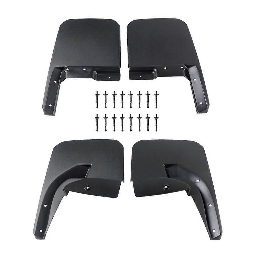 Front & Rear Splash Guards Flares Mud Flaps for JL 2018-2024 Mud Splash Guards Kit