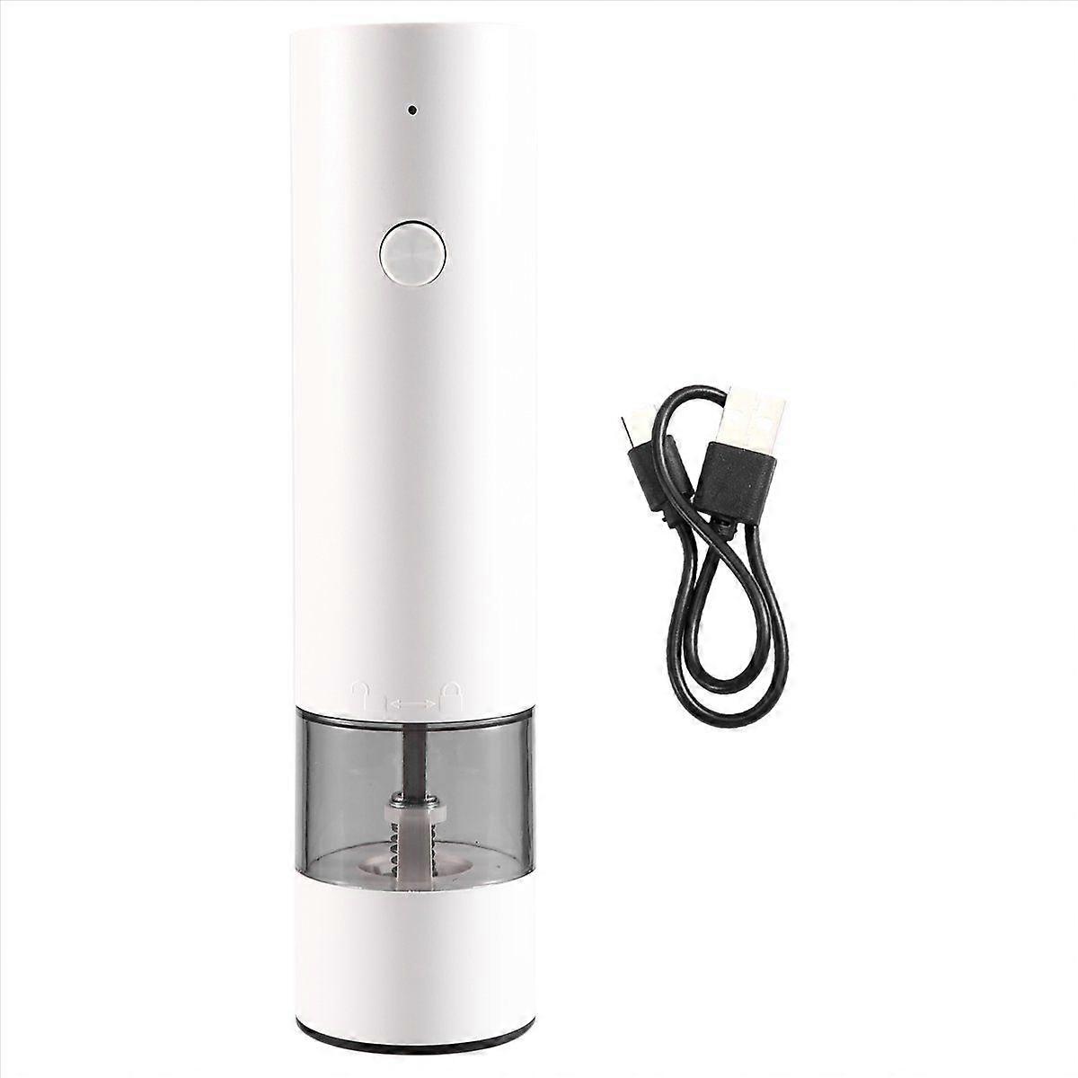 Electric Salt and Pepper Grinder Automatic Mill Convenient One Hand Operation Perfect for Kitchen a