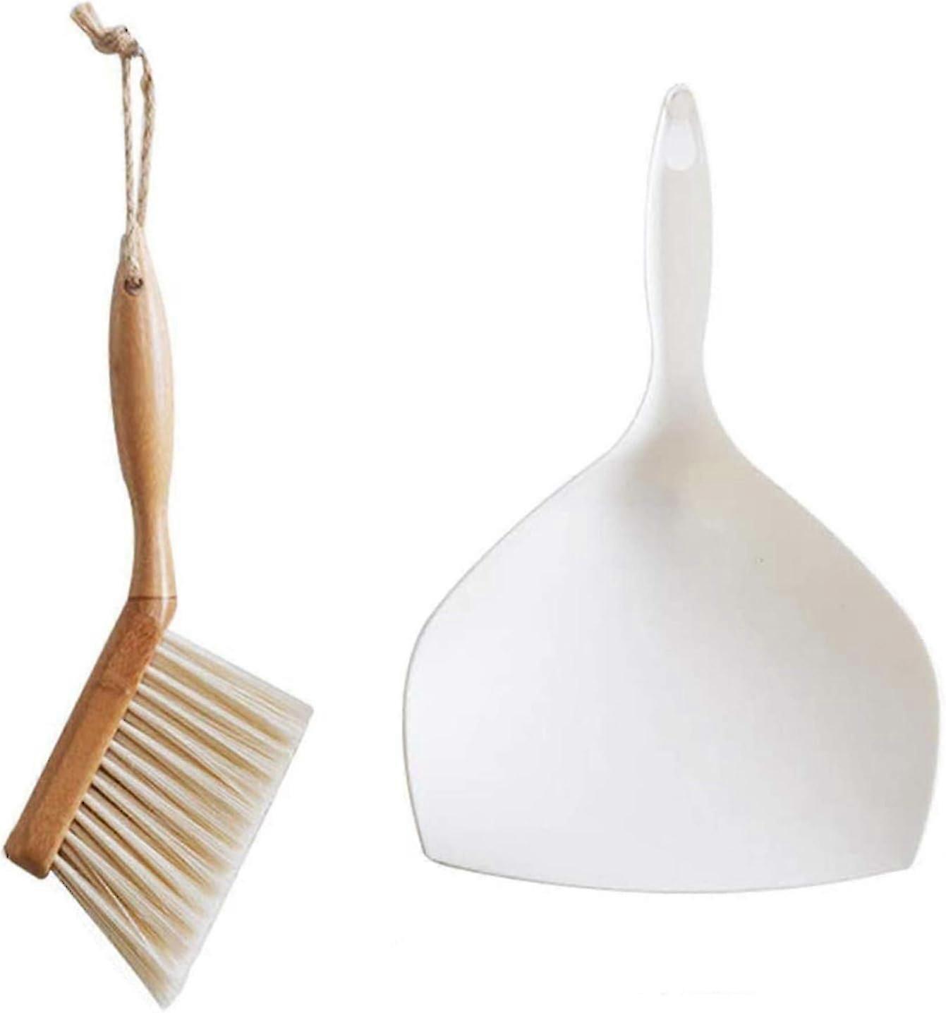 Mini Desk Broom and Dustpan Set Dustpan Set for Small Cleaning Small Broom Cleaning Dustpan Set for Cleaning Floor Sofa Office Home, 1 Set