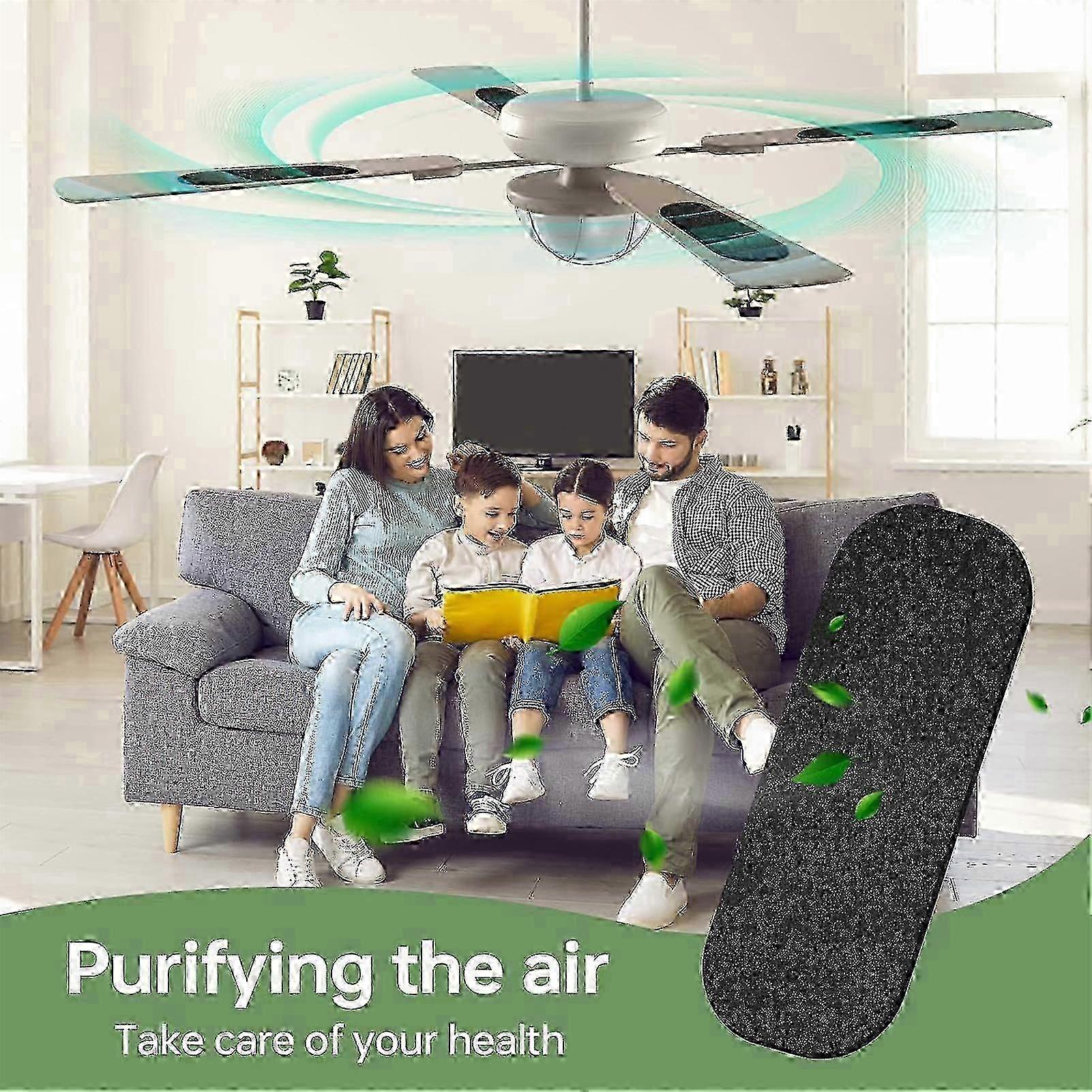 ceiling fan activated carbon filter pad for air purification
