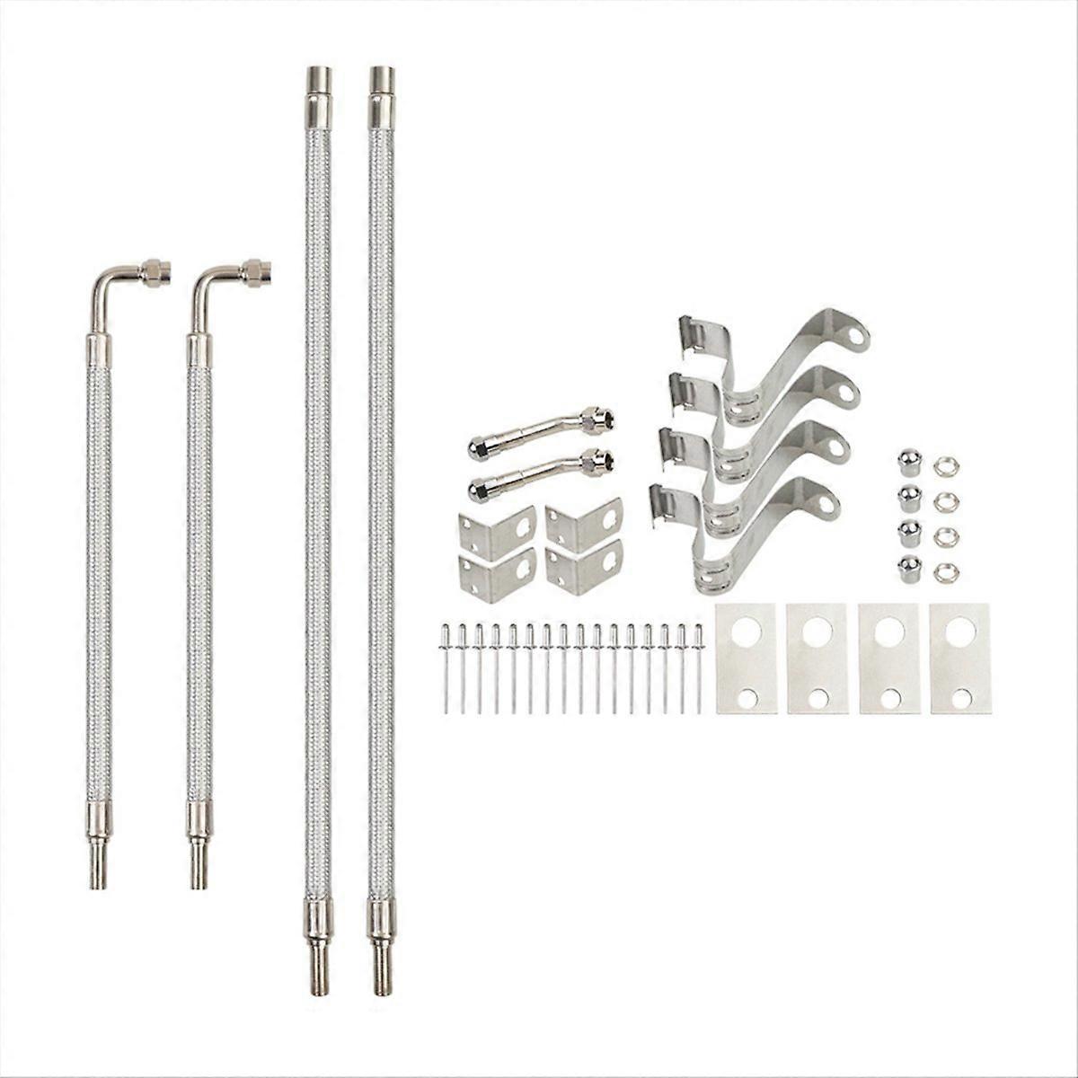 Dually Valve Stem Extenders Kit, Braided Valve Stem Extension
