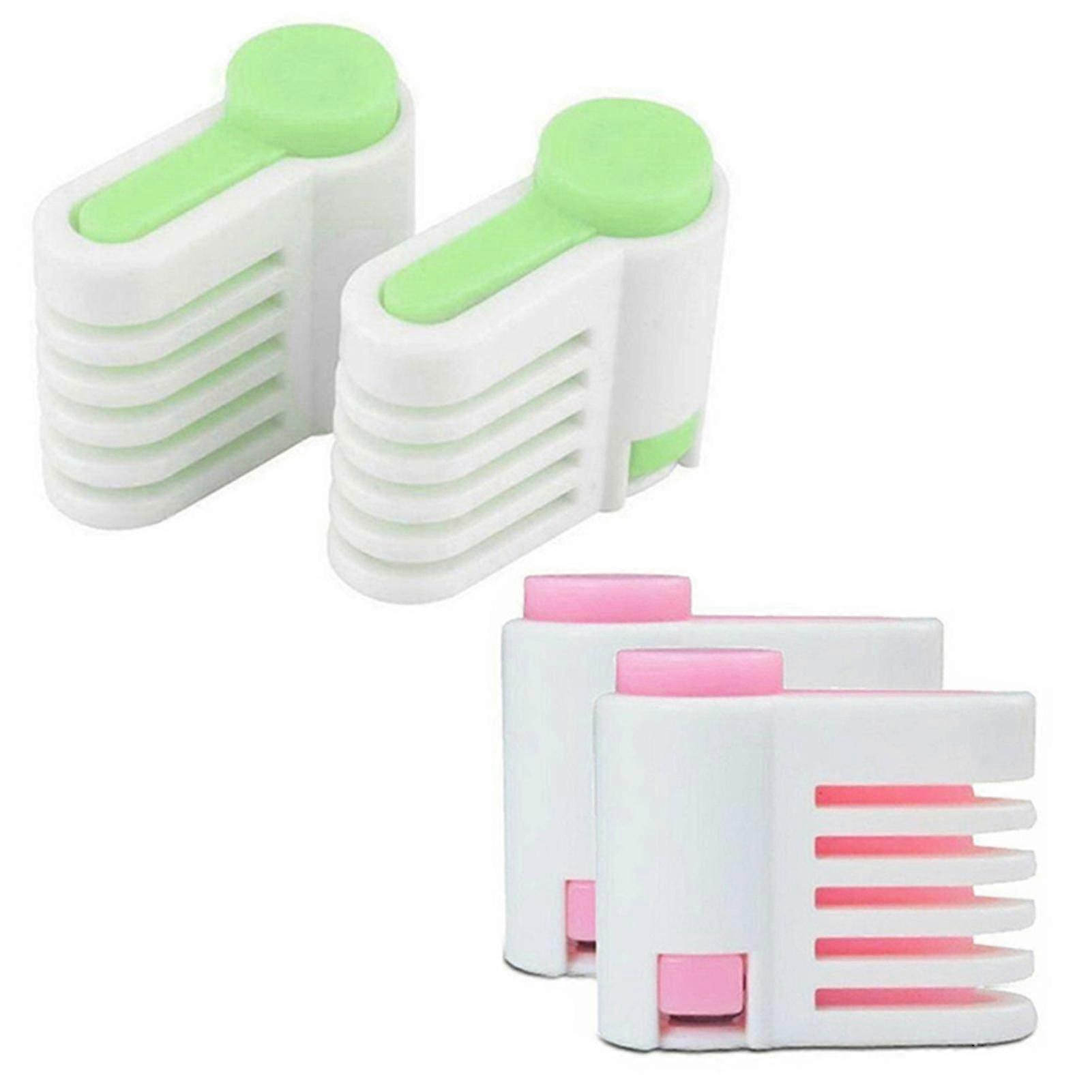 4pcs Cake Leveler Slicer 5 Different Thicknesses Bread Toast Cutting Fixator Practical Kitchen