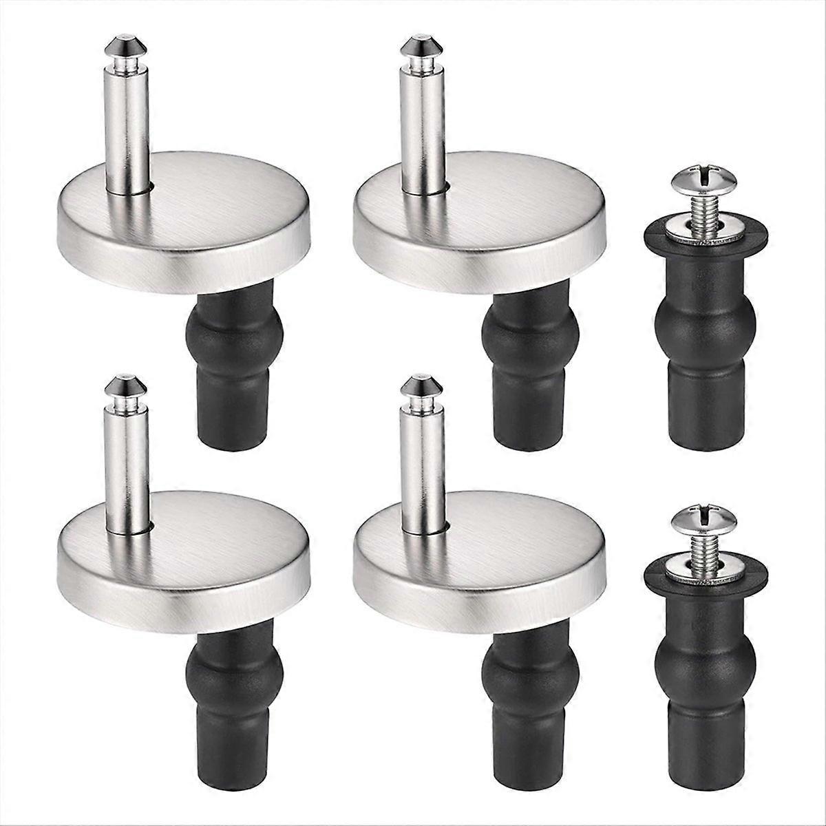 Lot de 6 fixations pour abattant de WC, vis pour abattant de WC