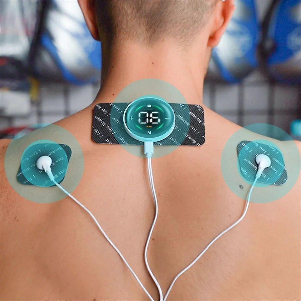 Mini Wireless EMS Unit Muscle Relaxer Ems Body Massage Tool Micro-Current Pulse Massager