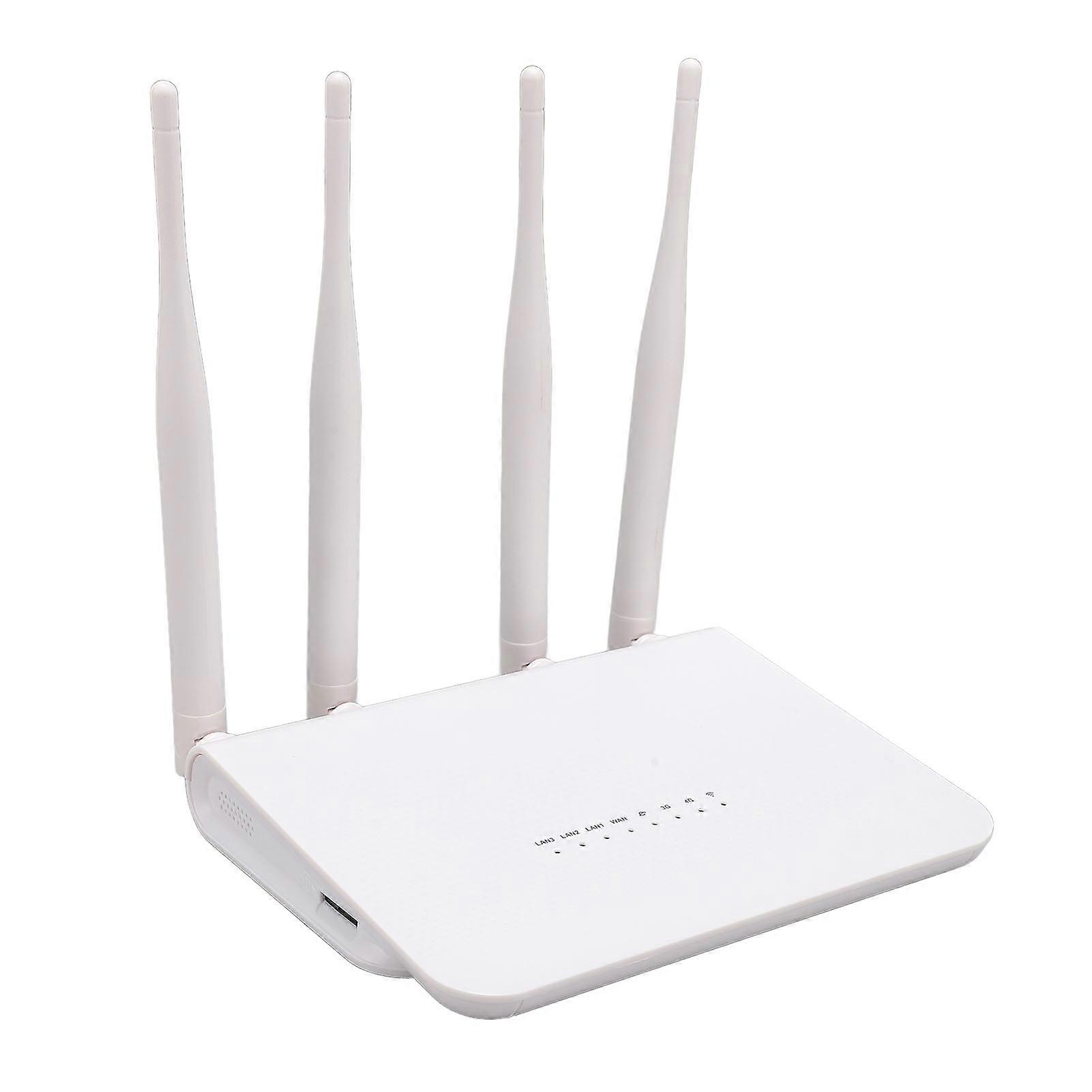 CPE210T CPE 4G LTE Wireless Router 300mbps Unlocked WiFi Hotspot Router with SIM Card Slot for Home Office UK Plug 100-240V 