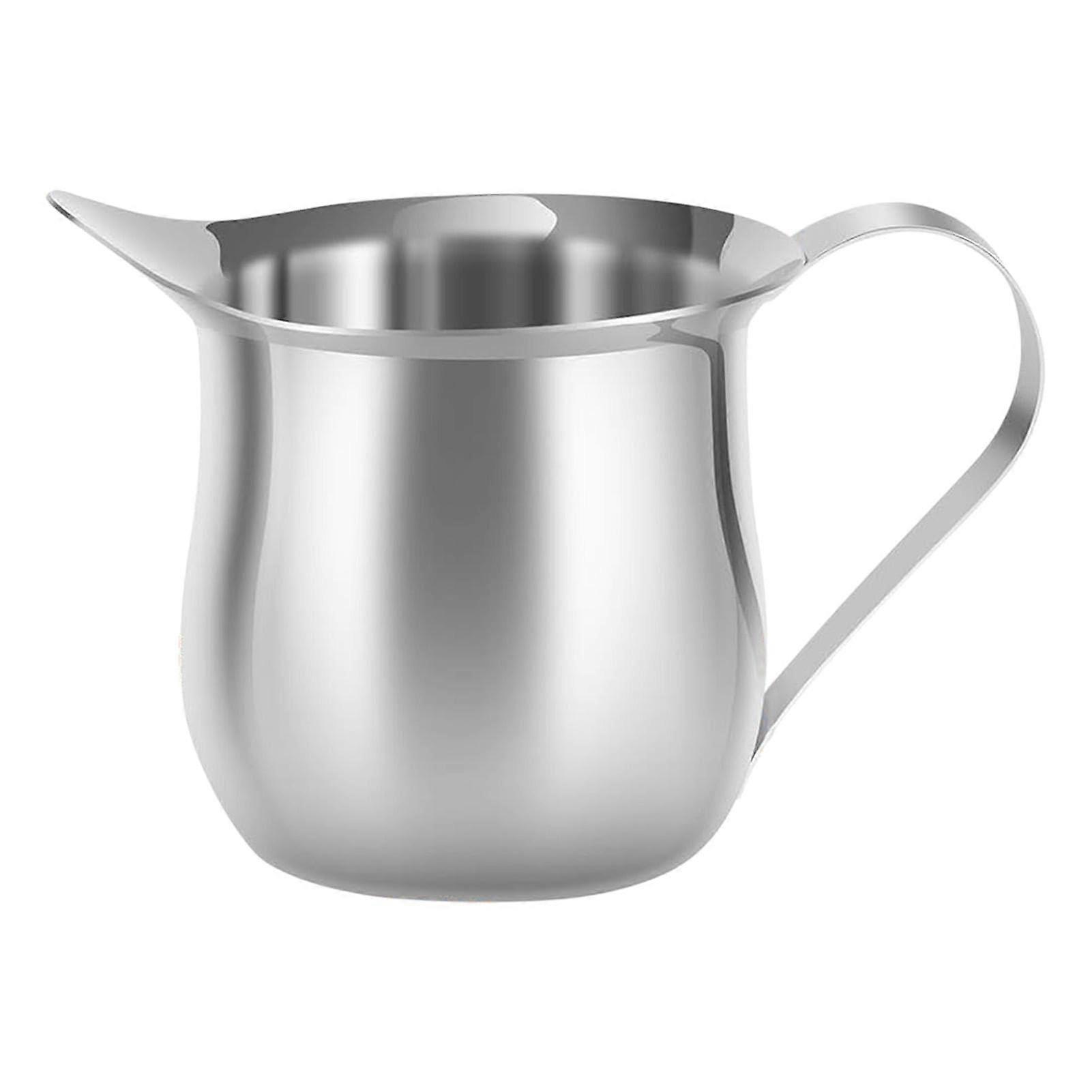 Cream Pitcher Stainless Steel Pour Spout 90ml Capacity Creamer Container Tea Serving Pitcher