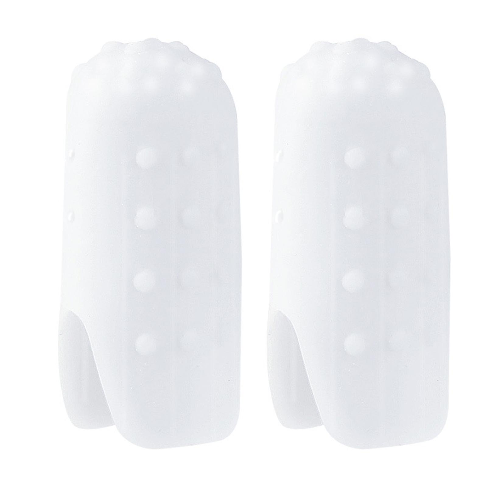 Elastic Ventilation Hole Design Finger Toe Sleeves Prevent Blisters During Workouts Or Standing  Transparent Universal code