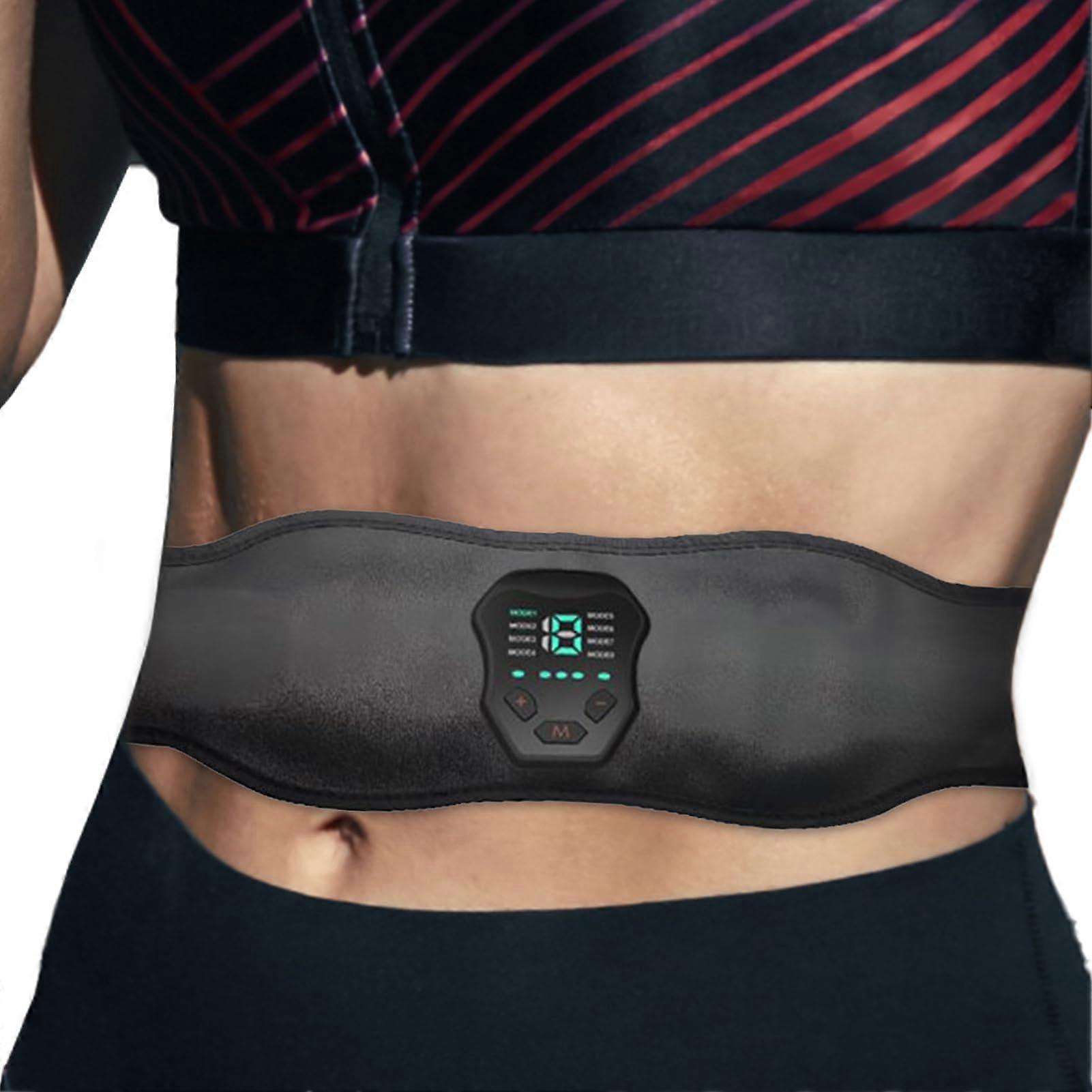 Abdominal Slimming Machine Remote Rechargeable Belly Massager With 19 Intensity Settings Cellulite Reduction Weight Loss