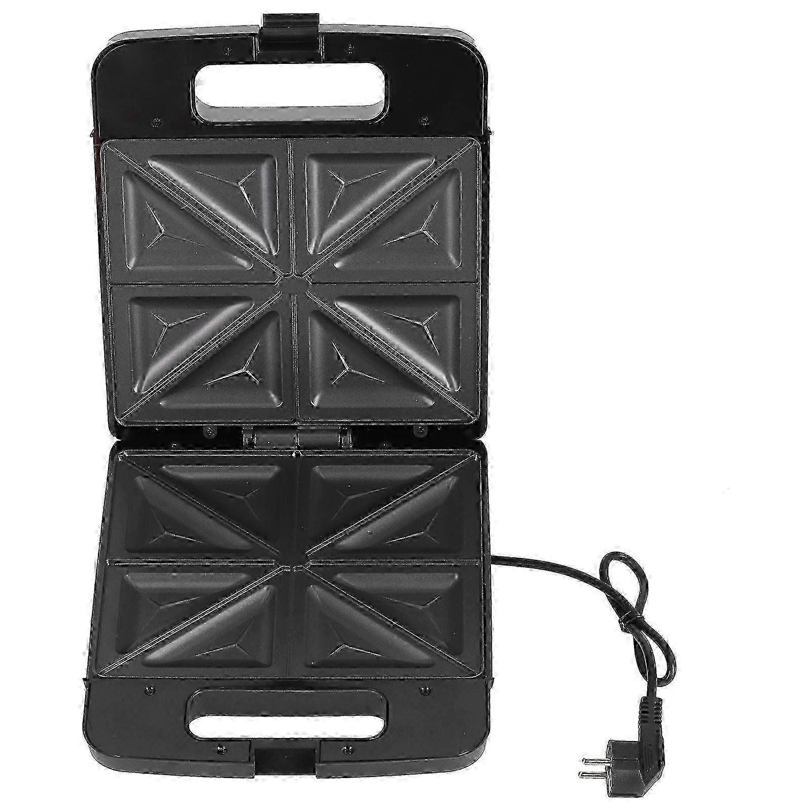 1600W Multifunction Breakfast Making Machine 8 Grid Sandwich Double Sided Heating Waffle Maker 220‑240V