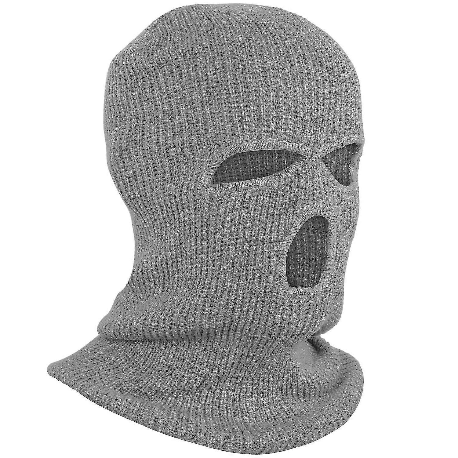 بالاكلافا للرجال - 3 حفر بالاكلافا - قناع حراري - قناع شتوي - تدفئة الرقبة - قناع تزلج بالاكلافا - قناع بالي