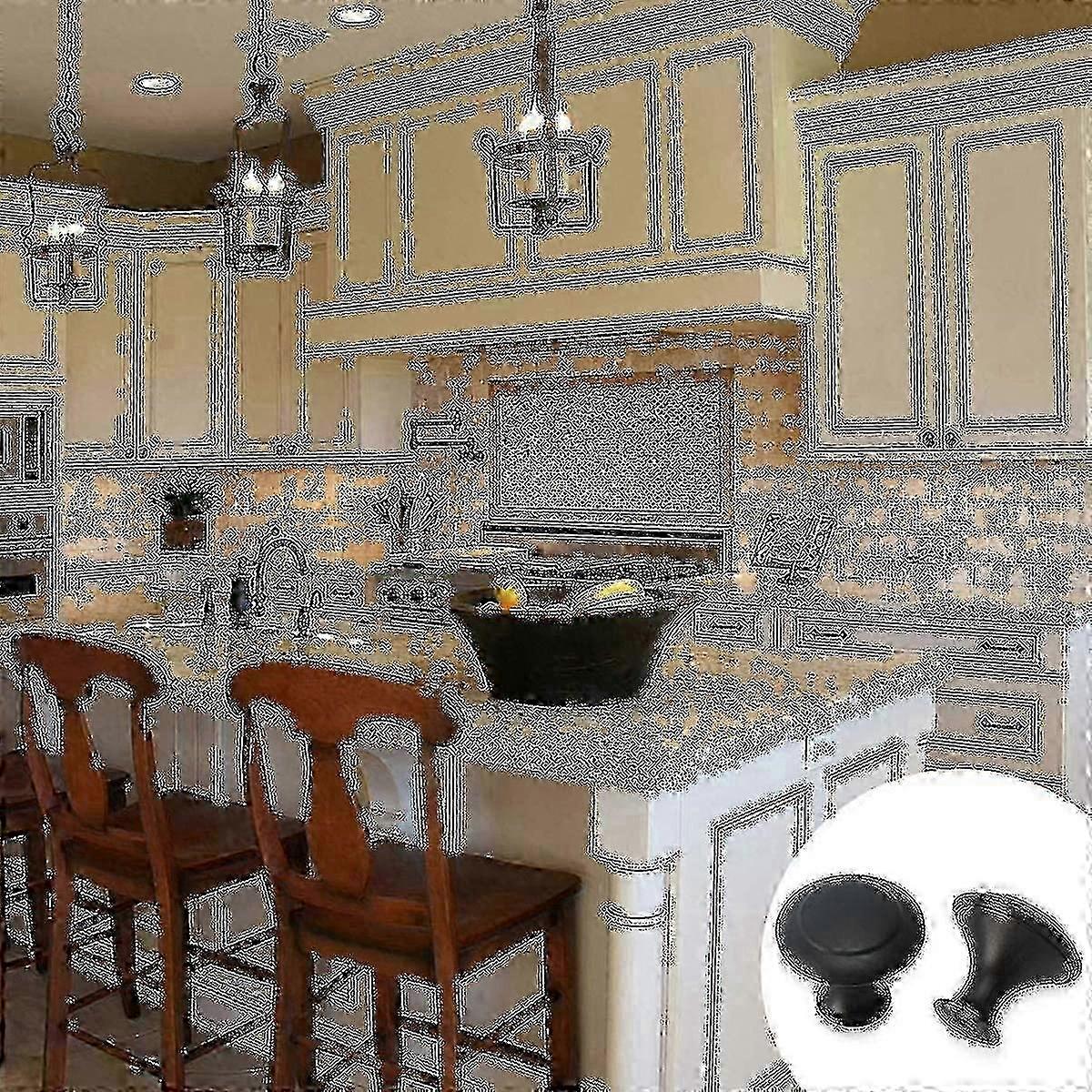 25 Set 30mm Drawer Knobs for Bathroom Vanity and Wardrobe - Polished Chrome Finish 2025