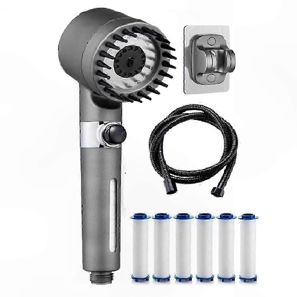 Filtered Shower Head with 5 Ion Filters & Handheld High Pressure Showerhead