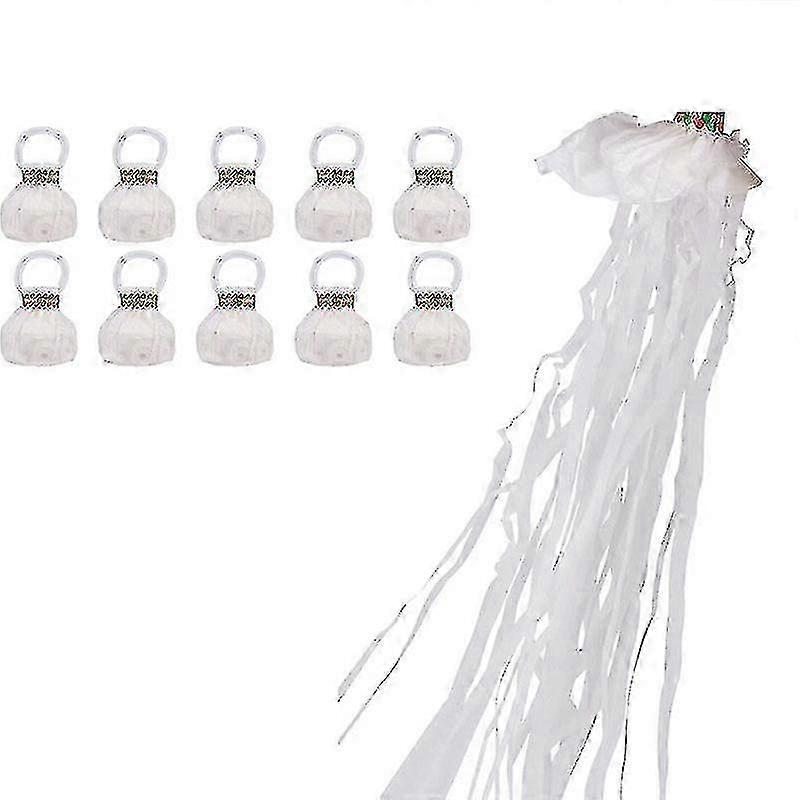 10 Pack No Mess Streamer Poppers Pop Out Streamers Hand Throw Wedding Party Confetti Paper Crackers