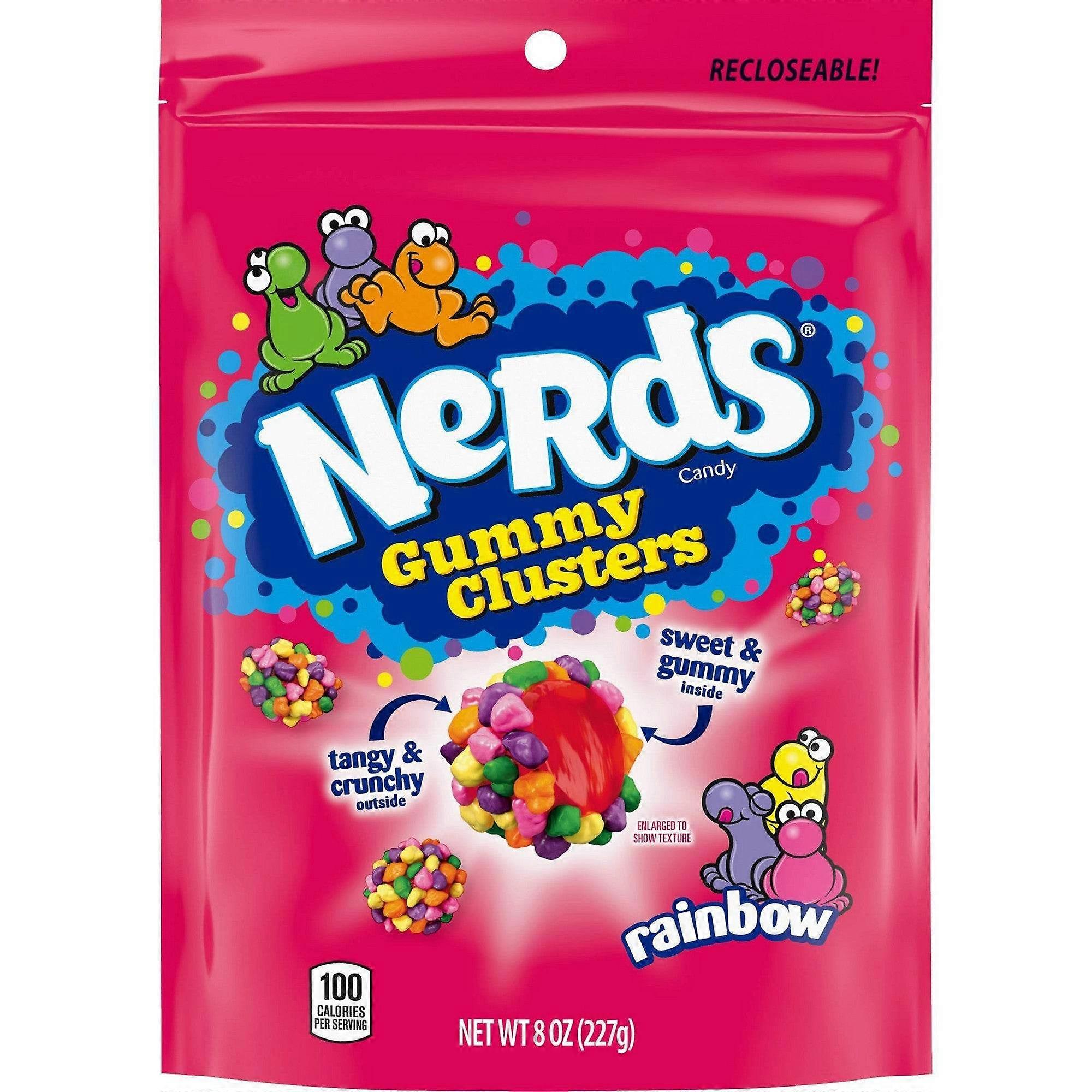 حزمة حلوى Nerds Gummy Clusters ، 8 أونصة
