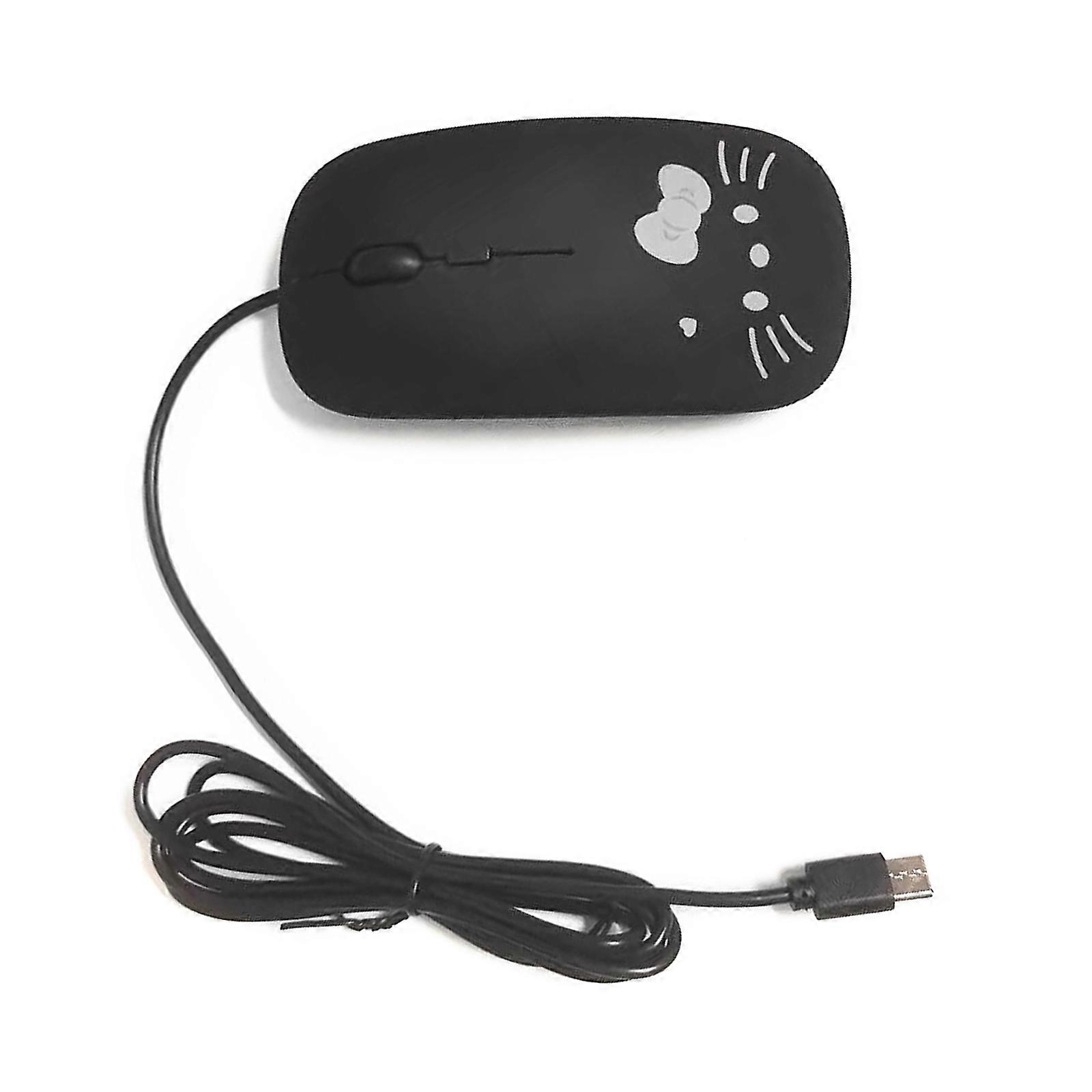 USB C Wireless Mouse Bluetooth-compatible 2.4Ghz Quiet Operate Rechargeable Battery High Accuracy Tracking Ergonomic  Black