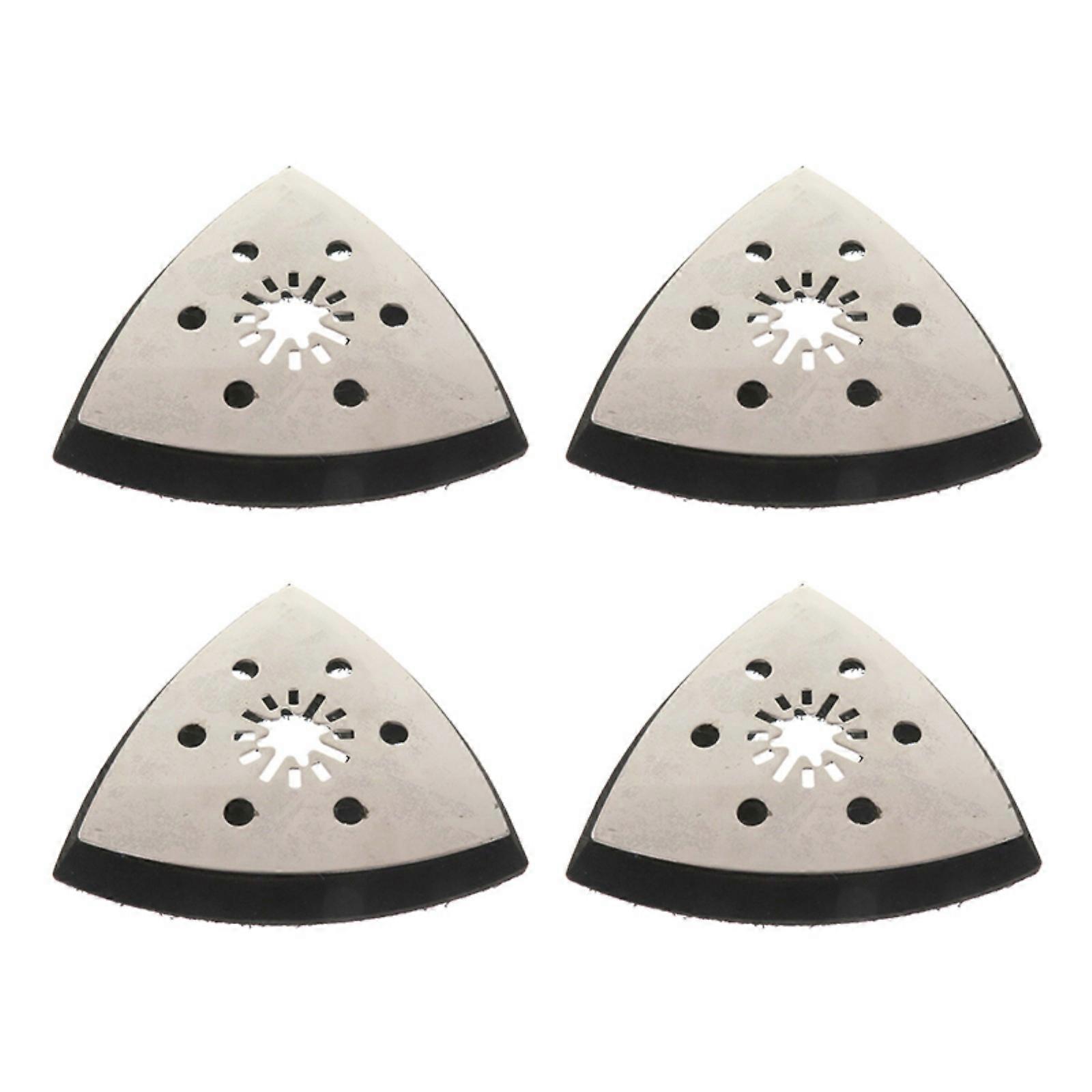 93mm EVA Backed Triangular Sanding Disc Heat Resistant Sandpaper Adapter Suitable For Tight Space Grinding Applications Multicolor