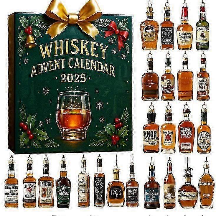 2D 2025 Whisky Advent Calendar, 24 Days Without Repeat, Whisky Pendant A Daily Tasting Trip Through the World of Whisky Aromas