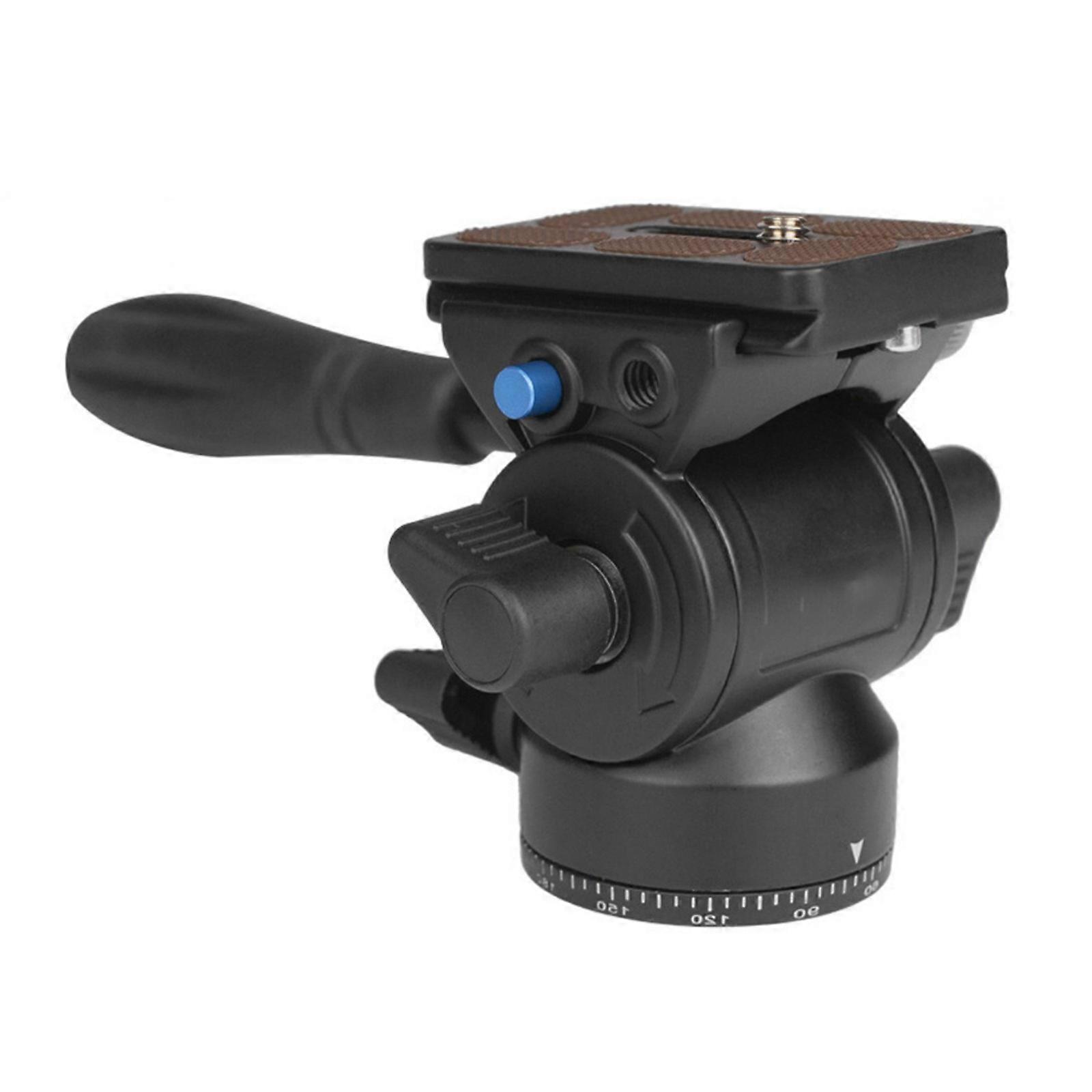 Camera PTZ Tripod Head 360 Degree Panoramic Stabilizer Compatibility with AS Plates Universal 1/4 3/8 Screw Hole Multicolor