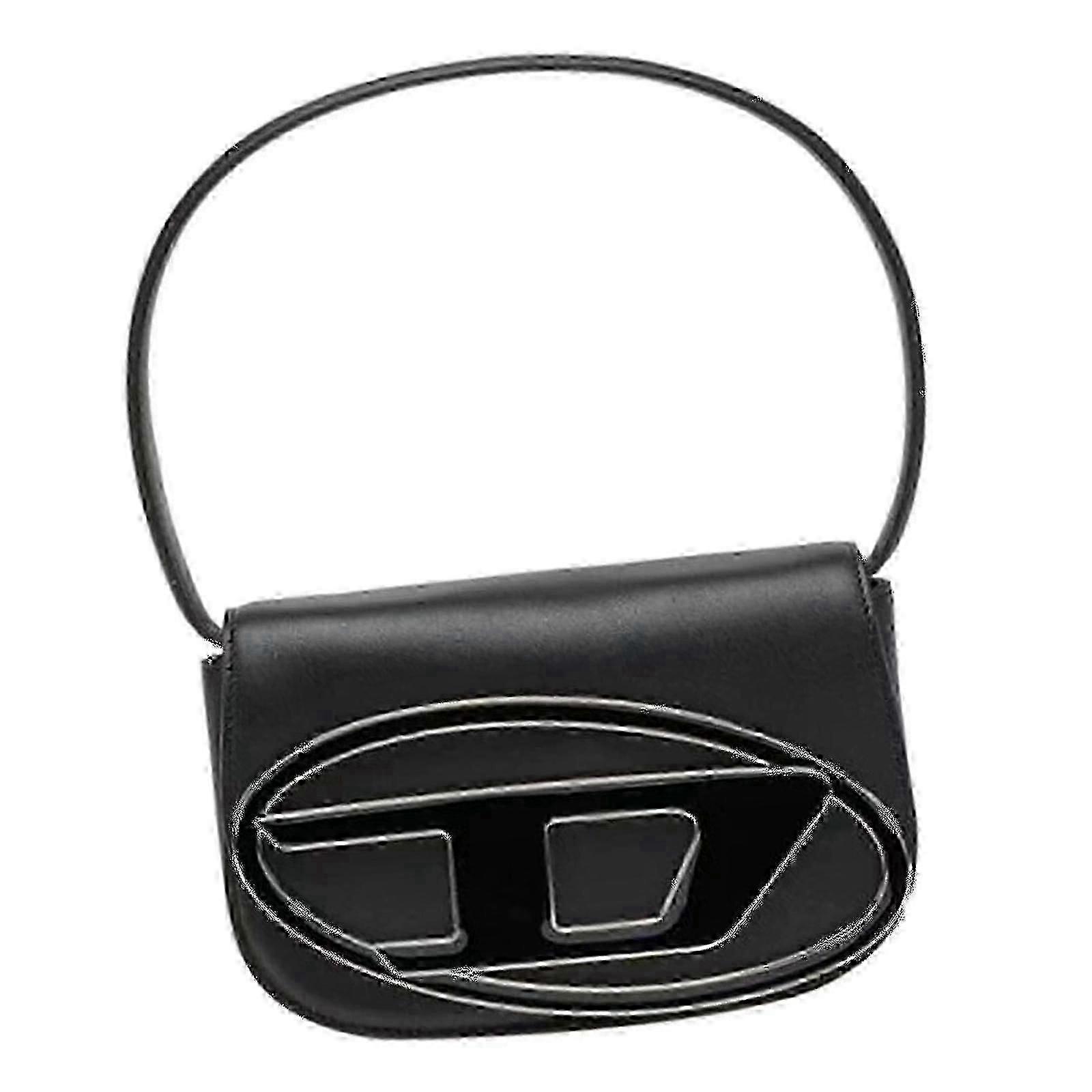 Womens Axelremsväska Trendig Lättvikt Clutch Handväska Pu Läder Underarm Väska Svart TT01