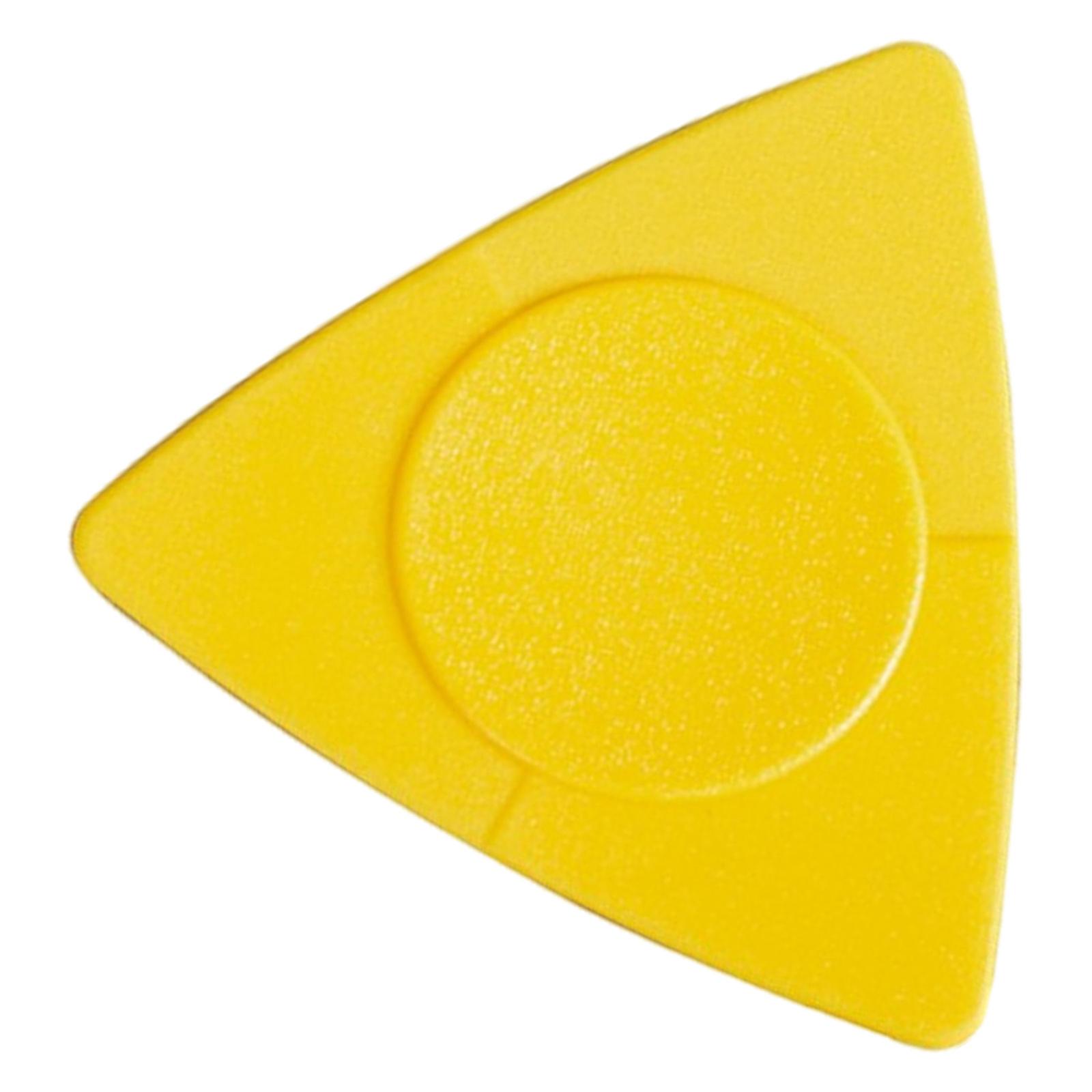 Triangular Shape Guitar Pick Nonslip Guitar Pick Stage Performances Pick for Enhancing Playing Experience  Yellow