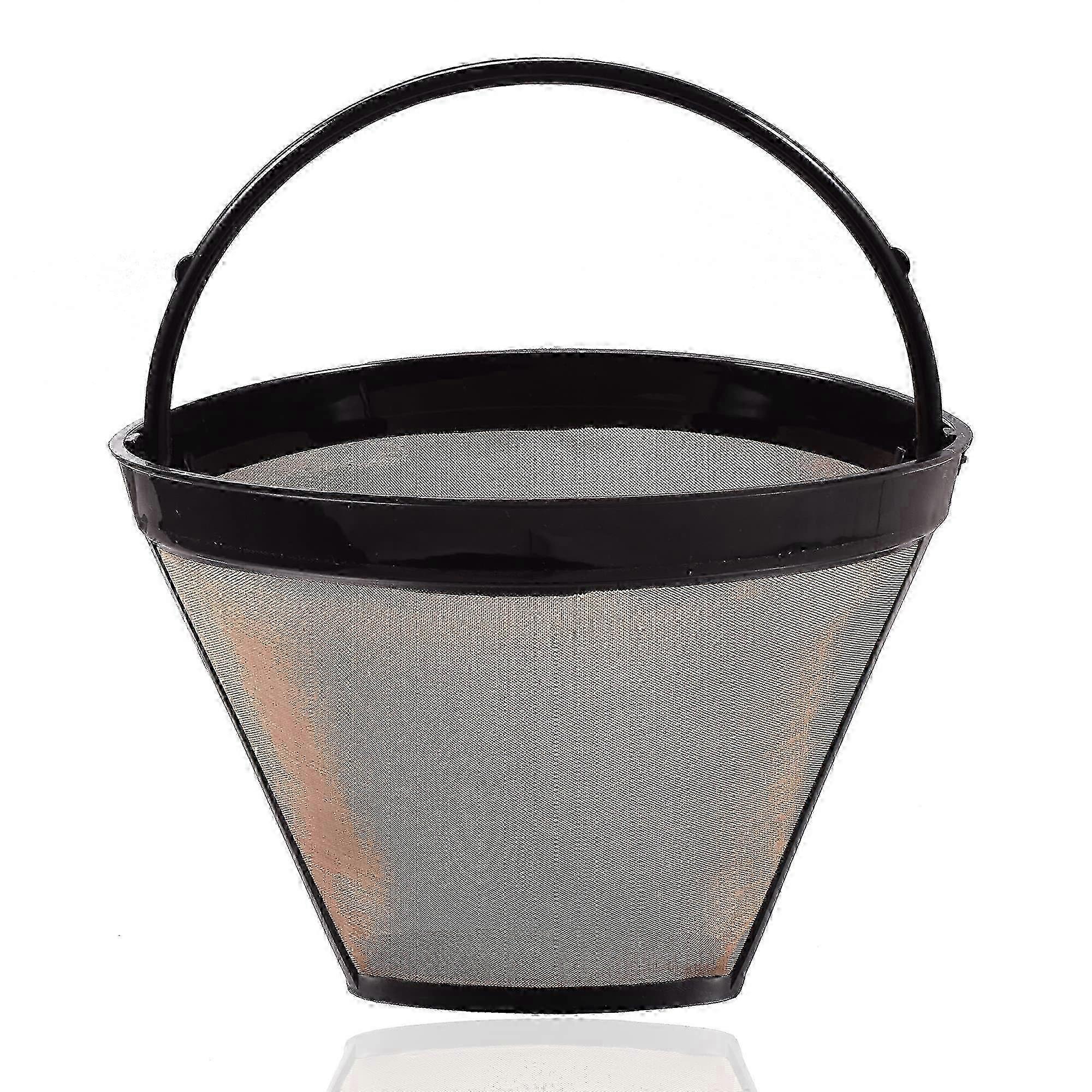 w Reusable #4 Coffee Filter - 8-12 Cup Brewing Replacement (Single Unit)