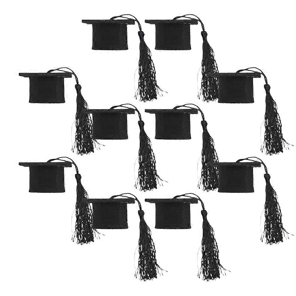 Graduation Hat Caps for Decoration 12Pcs Mini Covers