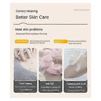 Electric Bath Brushes Bath and Body Works Silicone Scrubber Waterproof Scrubber Brushes Back Long Handle Back Brushes