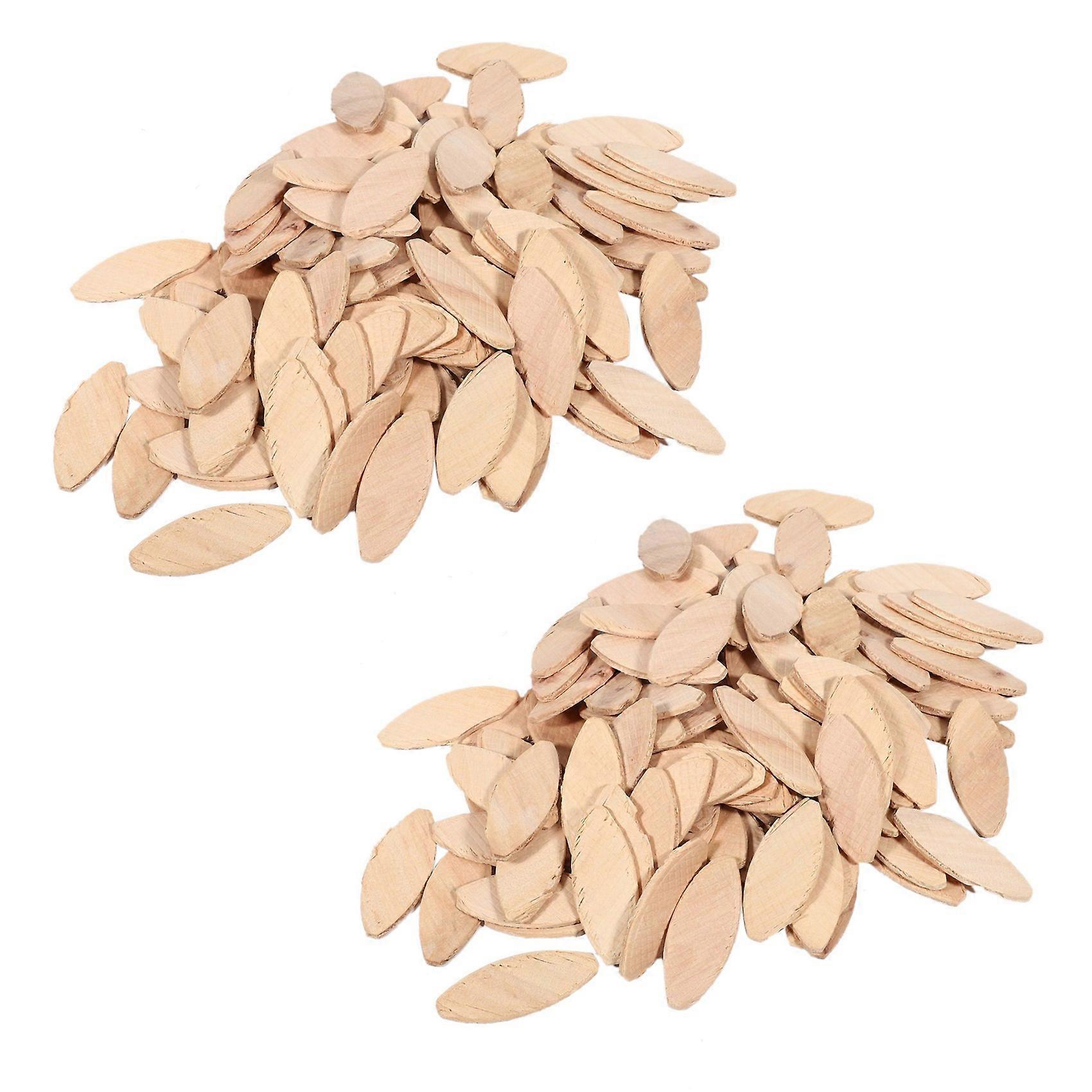 200Pcs No.20  Assorted Wood Biscuits for Tenon Machine Woodworking Biscuit Jointer
