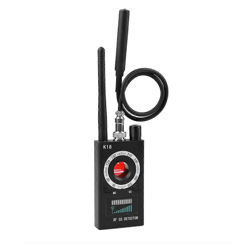 K18 Multi-function Anti-Candid Cam Wireless Lens Device Finder 1MHz-6.5GHz GSM Audio Bug Finder GPS Signal RF Tracker Detect