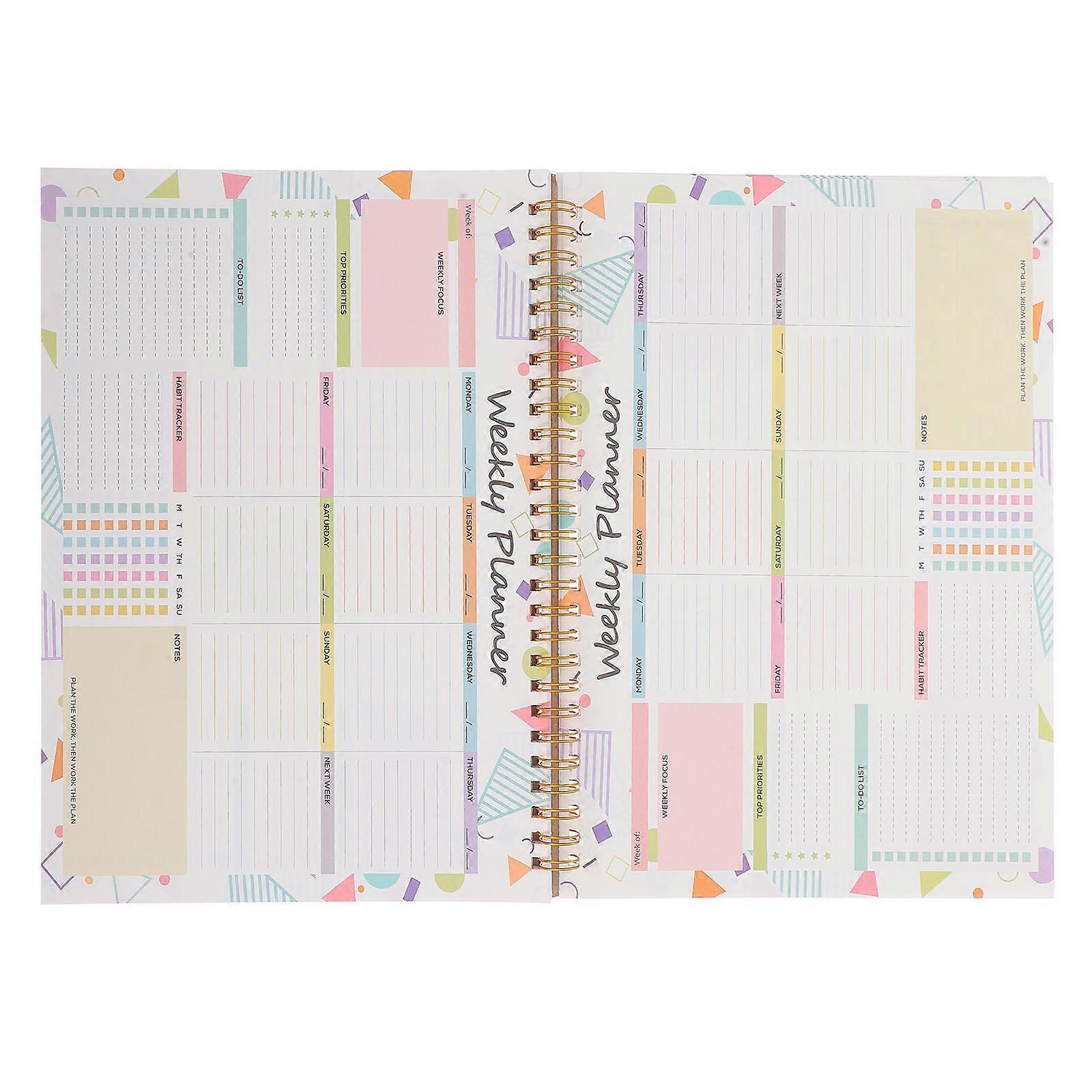 Weekly Planner Notepad for Task Management and Life Organization