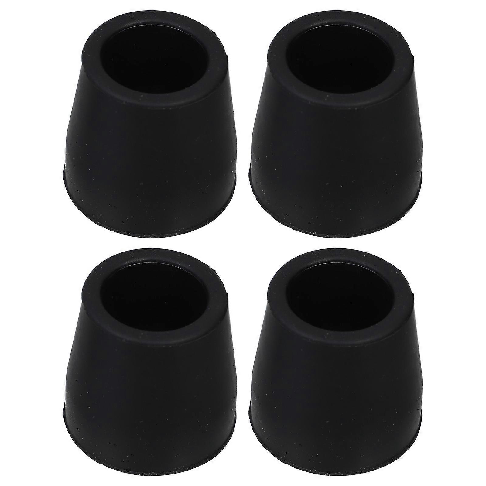 Rubber Foot Covers for Walking Stick Accessories Durable 4Pcs