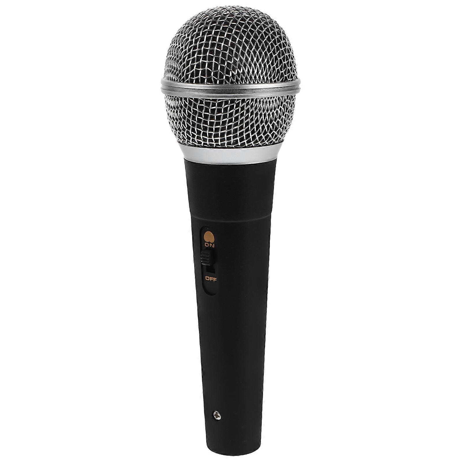 Microphone Toy for Kids Plastic Prop for Stage Performance Public Speaking