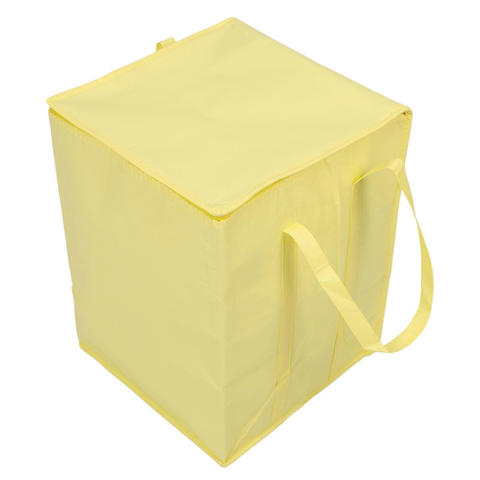 Insulated Food Carrier For General Users Picnics Temperature Control 6-inch Yellow 1Pack