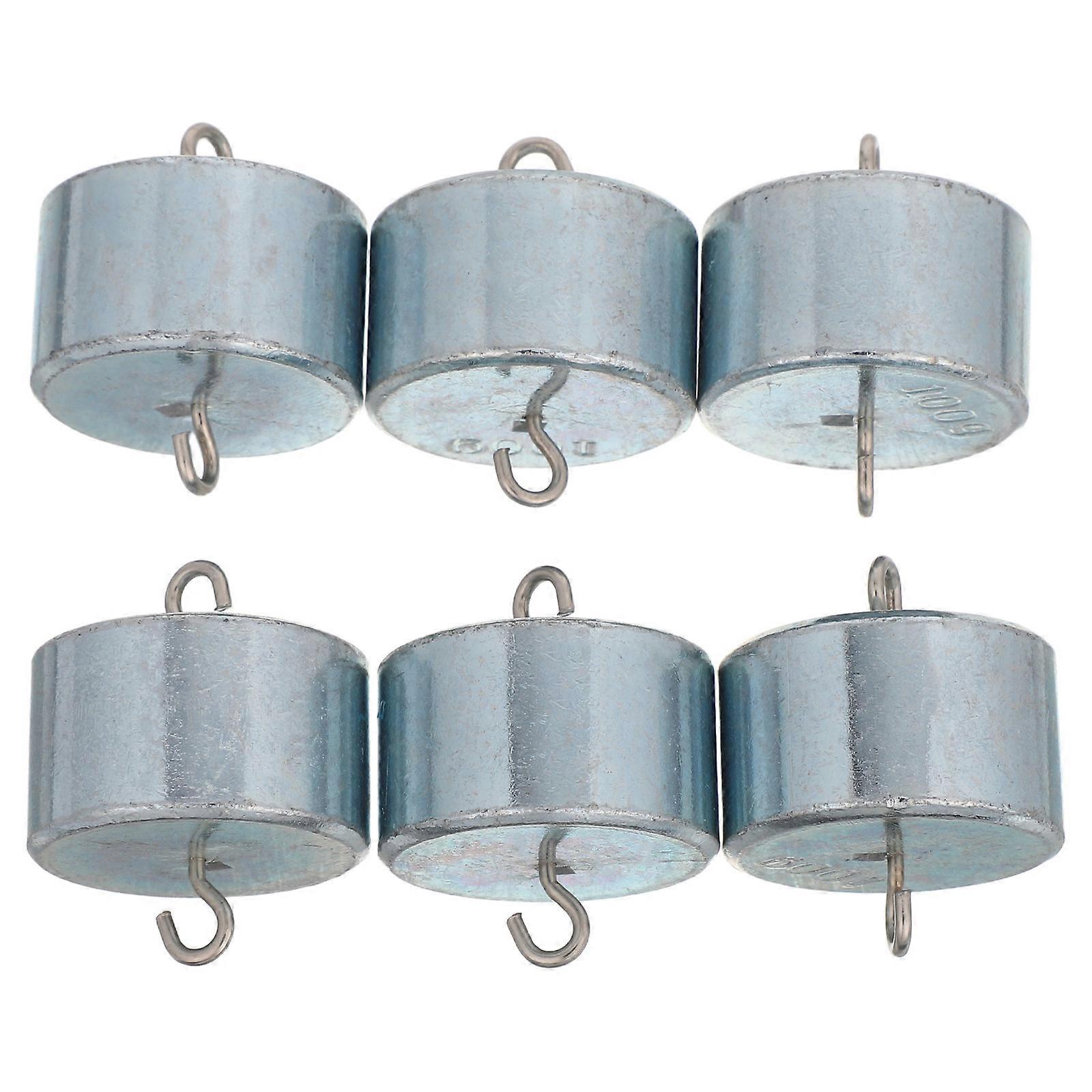 Precision Calibration Scale Weights Laboratory Weight Set with 6Pcs Hooks