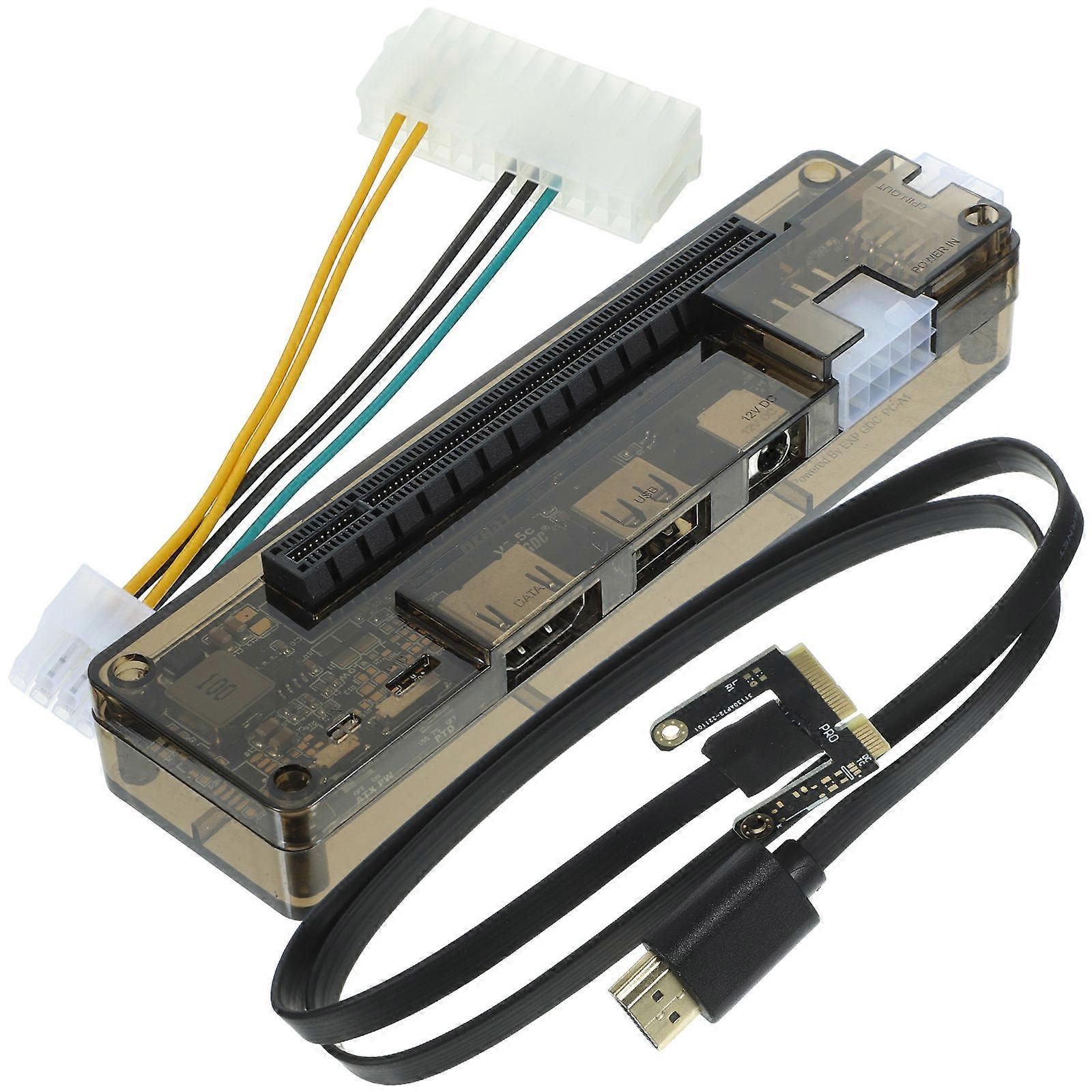 External Graphics Card Dock Laptop Video Card Docking Station for 2Pcs