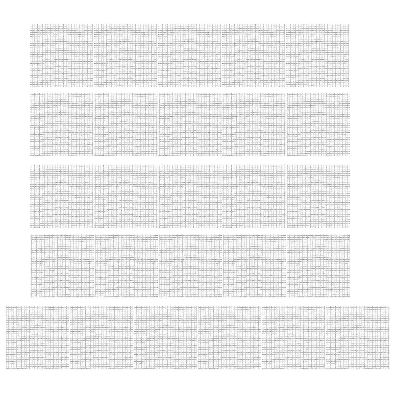 Mosaices Mesh for Back Mounted Tile Fiberglass Mesh Backing Boast for Tile Installation DIY Art Projects Home Decors Multicolor